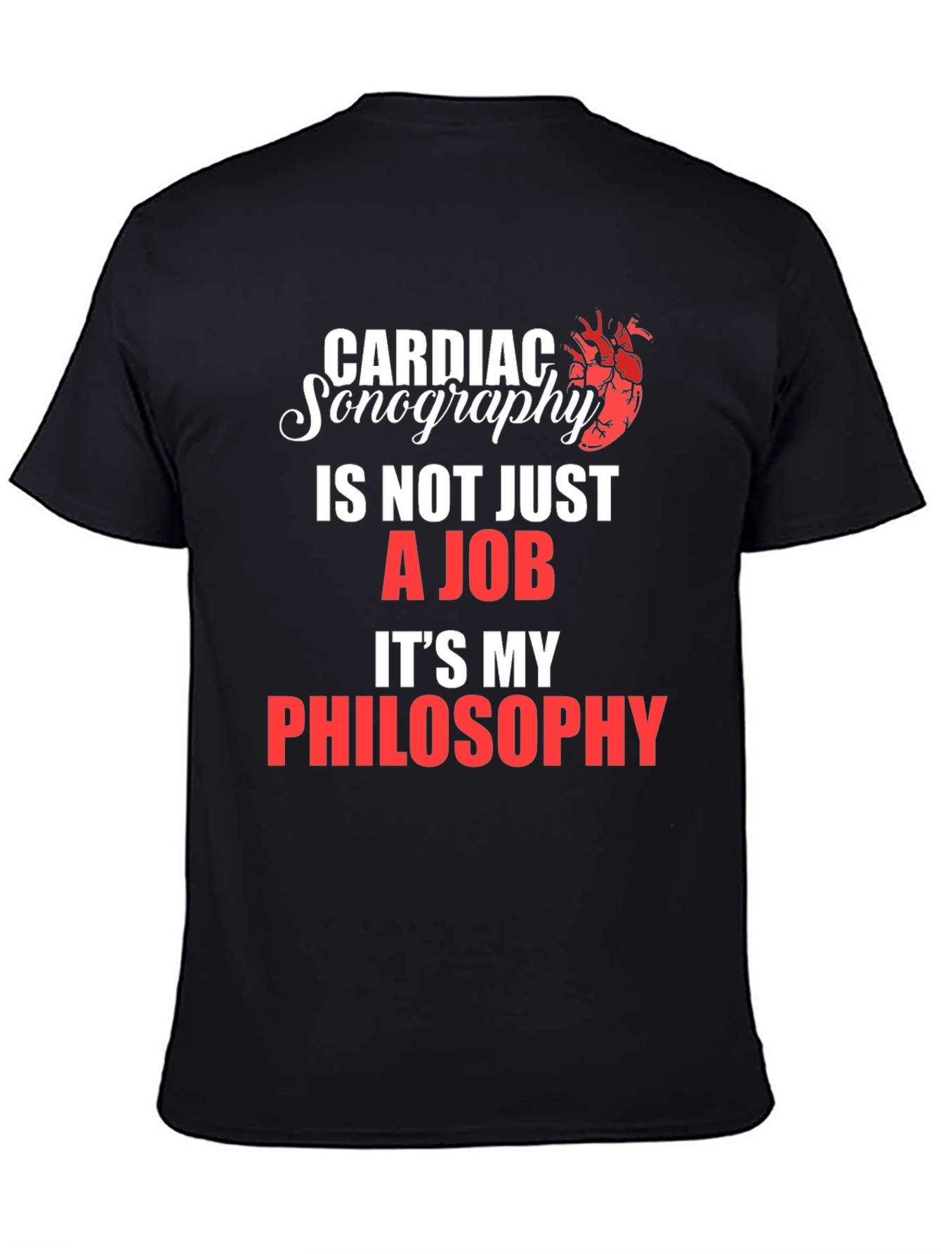 Cardiac Sonography Philosophy T-Shirt