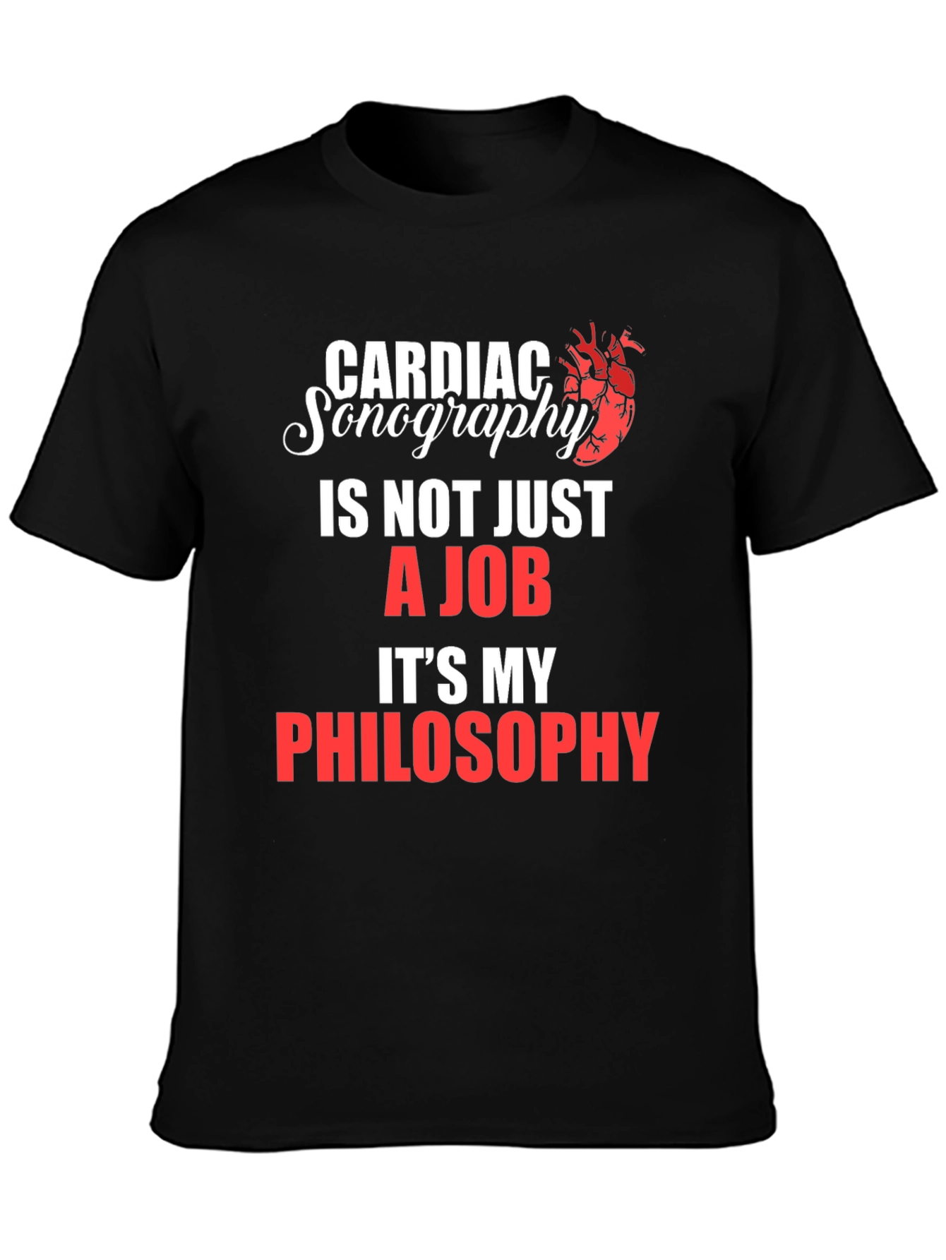 Cardiac Sonography Philosophy T-Shirt