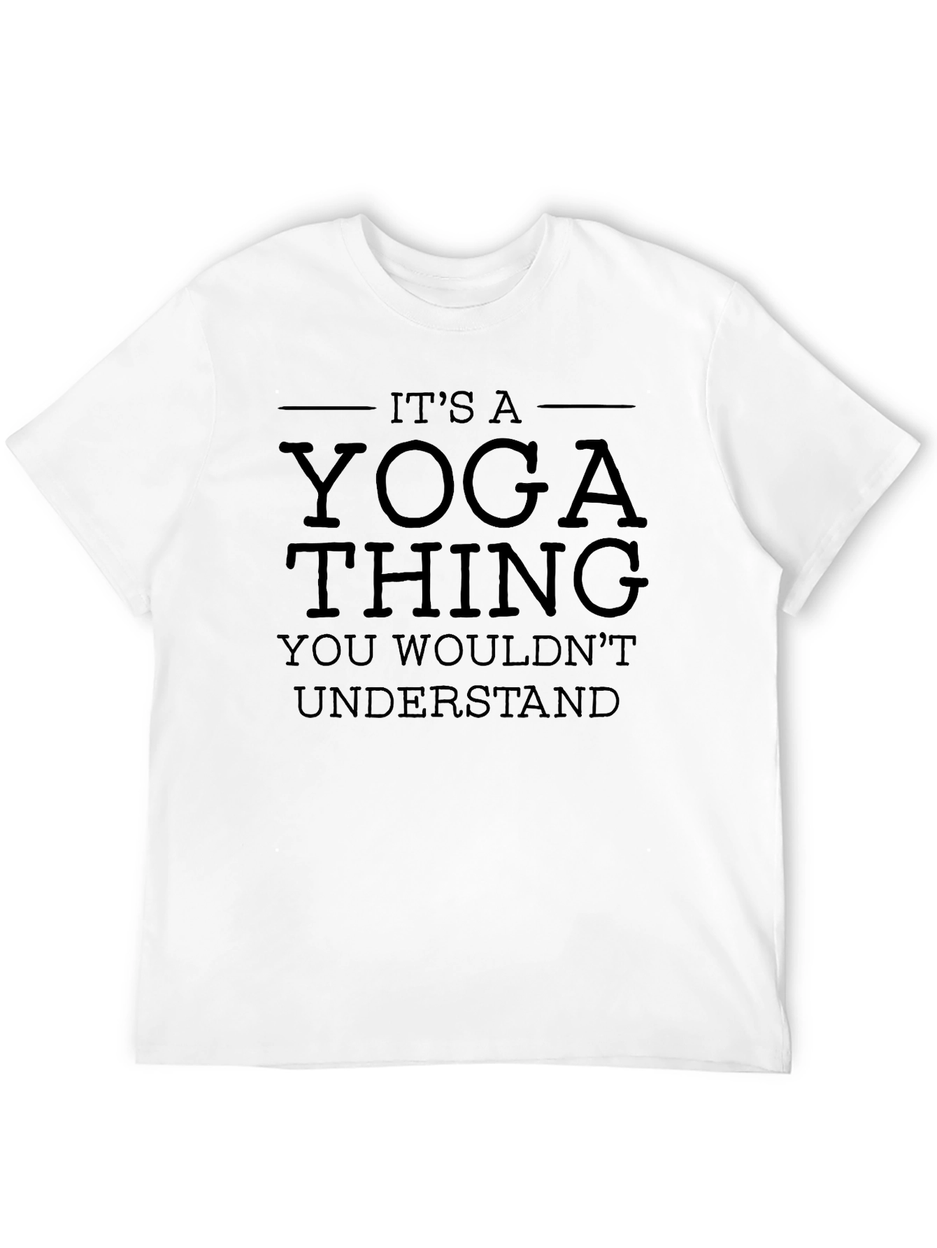 Yoga Thing Mens Black T-Shirt