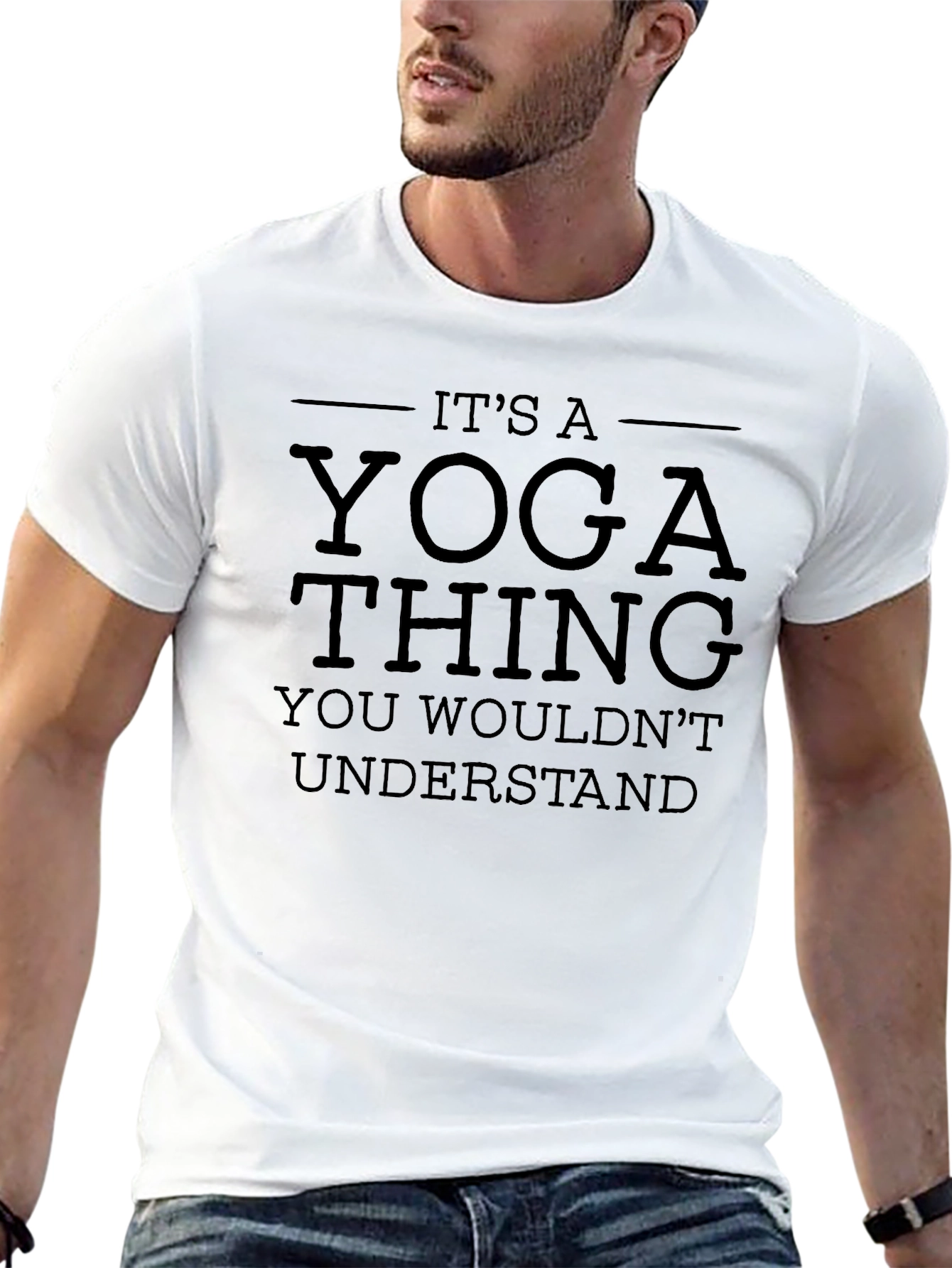 Yoga Thing Mens Black T-Shirt