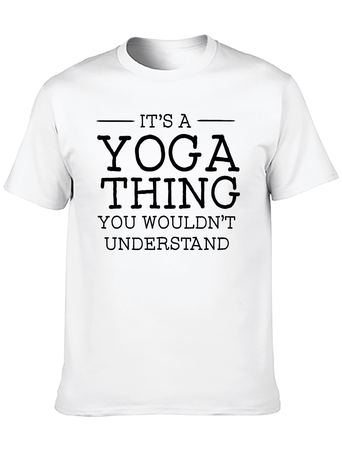 Yoga Thing Mens Black T-Shirt