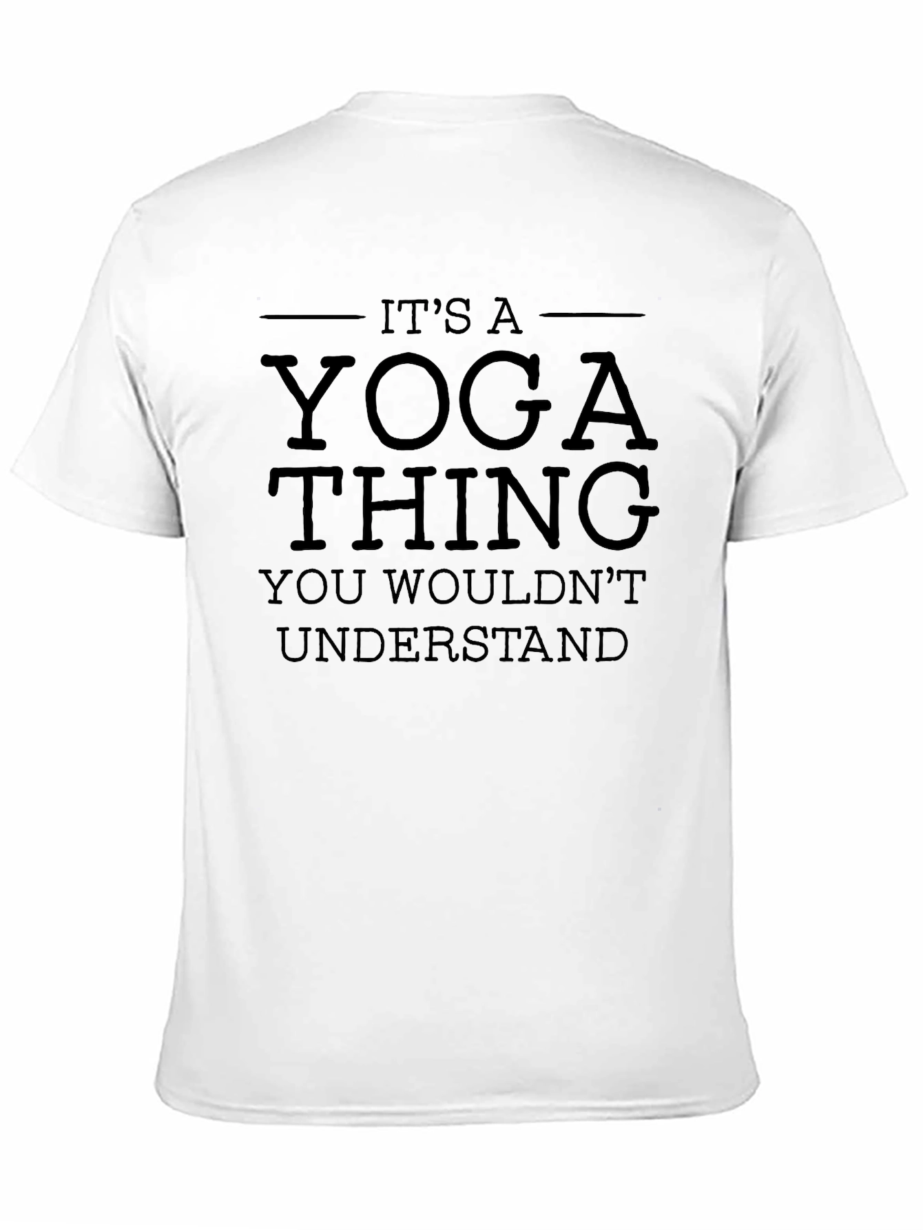 Yoga Thing Mens Black T-Shirt