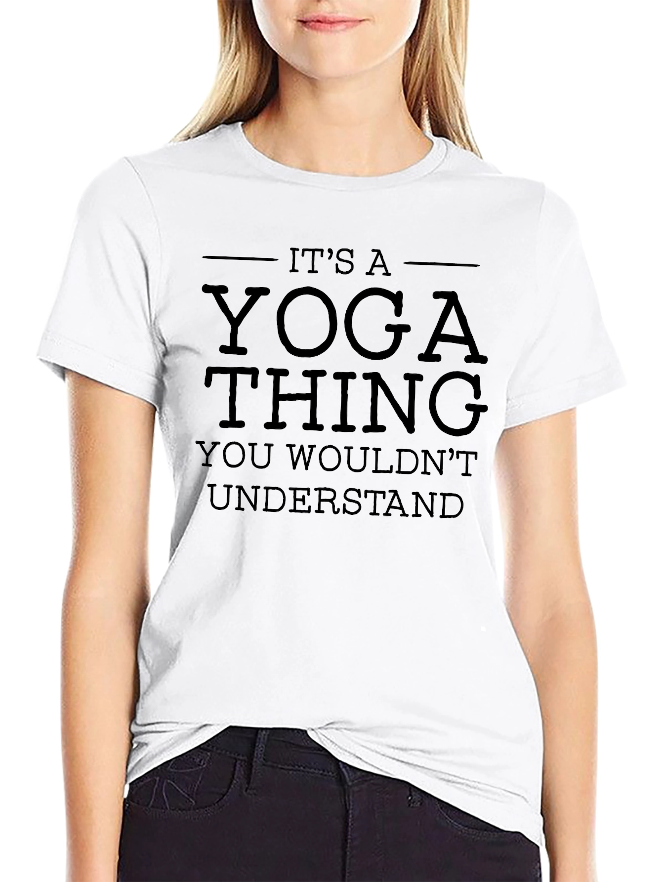 Yoga Thing Mens Black T-Shirt
