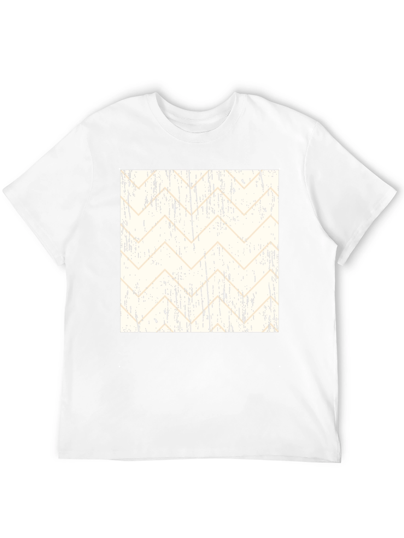 Abstract Pattern Black T-Shirt