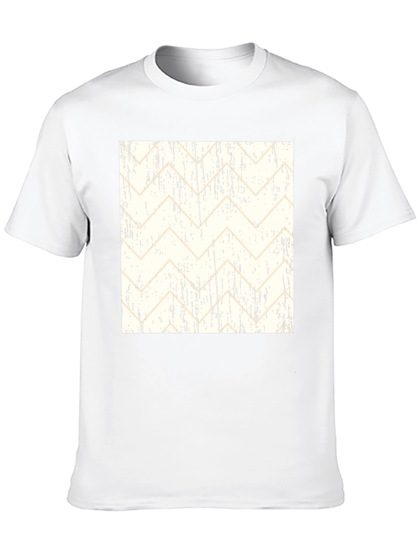 Abstract Pattern Black T-Shirt