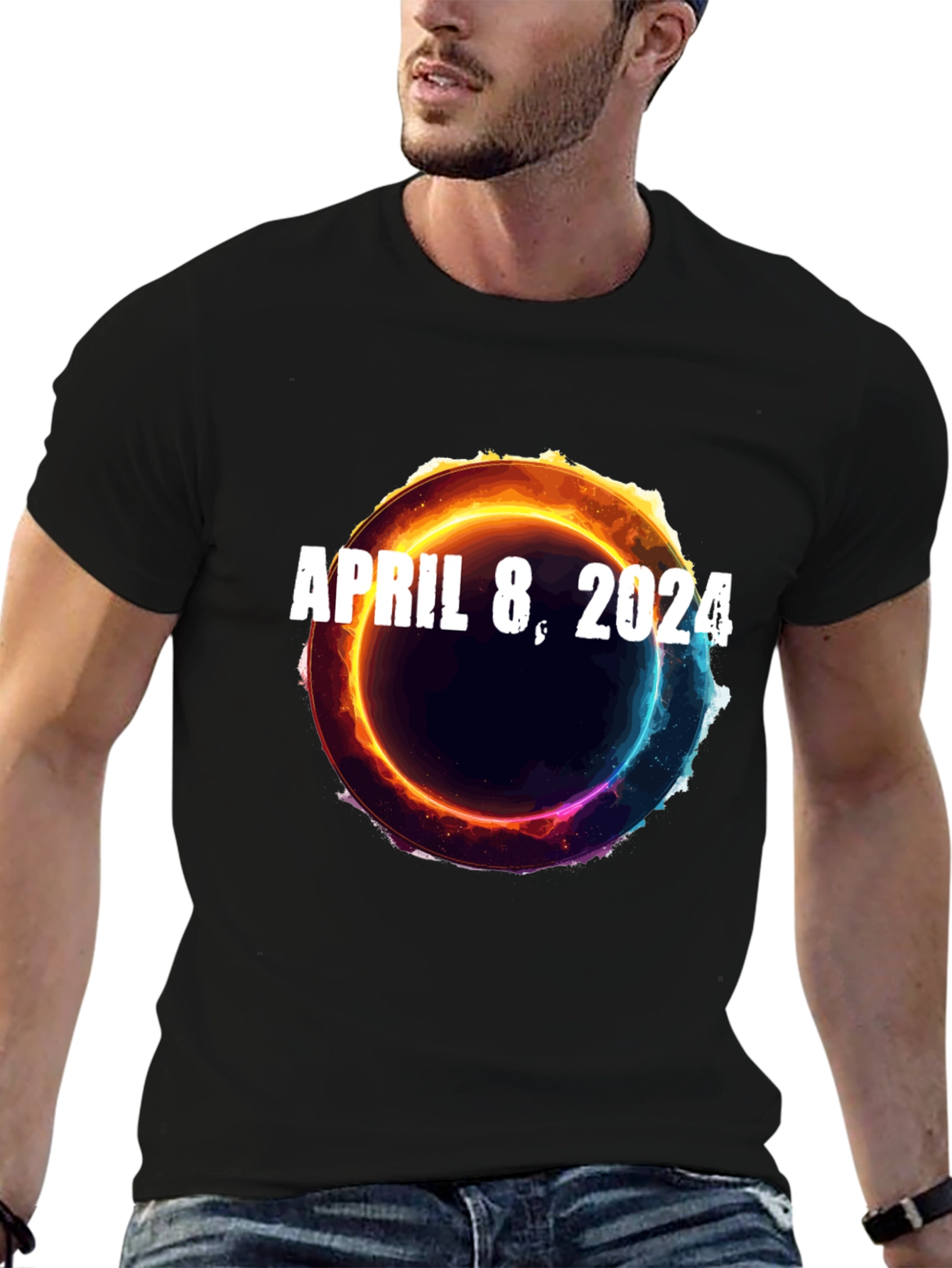 April 8 2024 Total Solar Eclipse T-Shirt