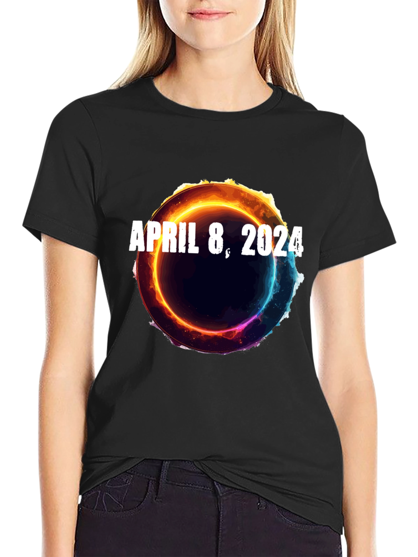 April 8 2024 Total Solar Eclipse T-Shirt