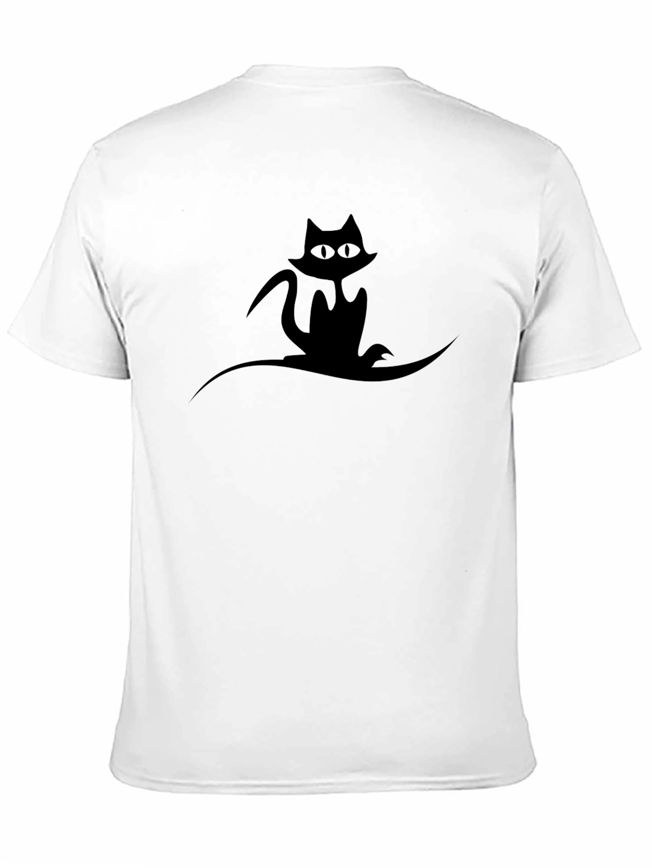 Black Cat Graphic Tee - Unisex Style