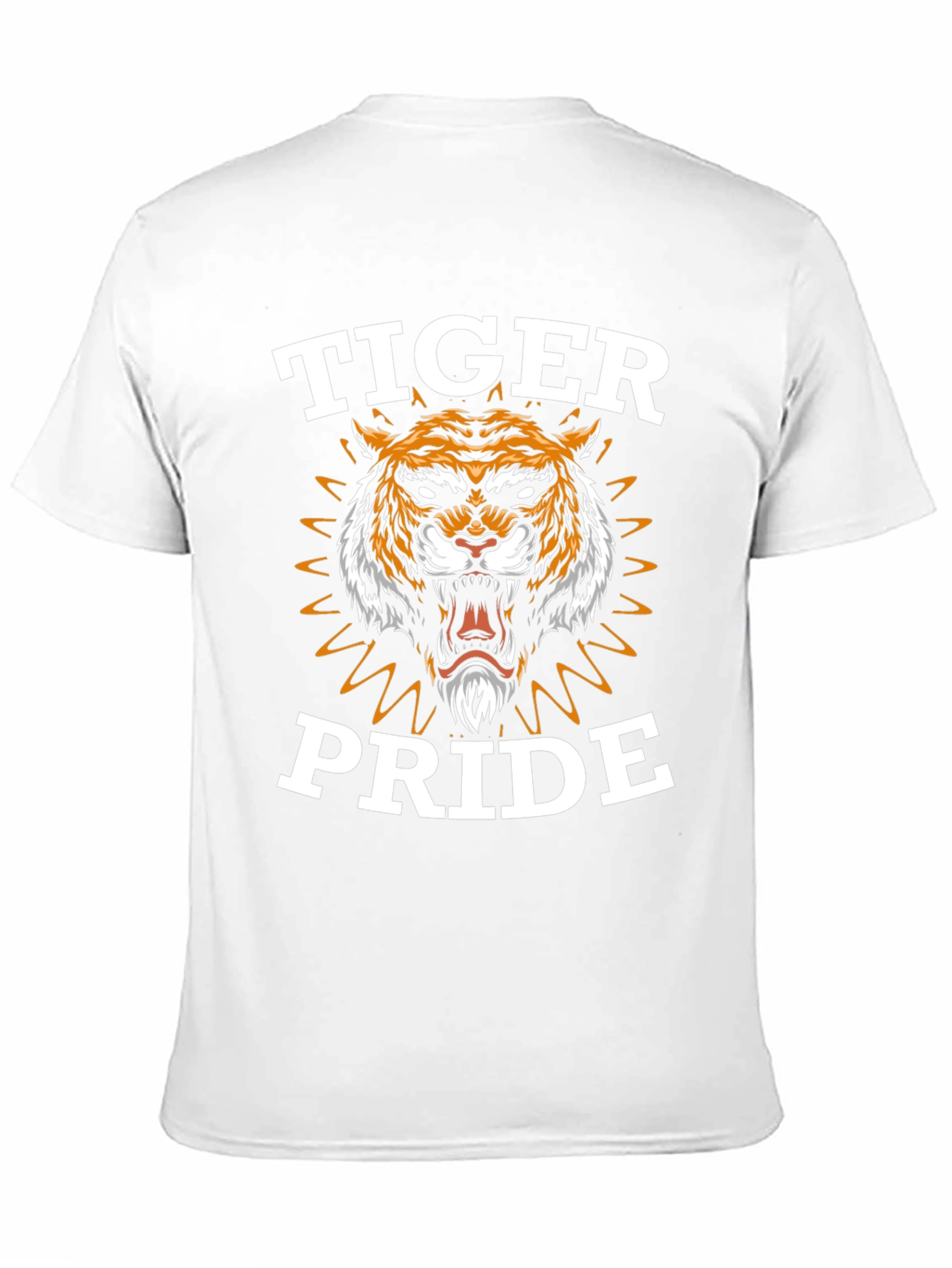 Tiger Pride Graphic Tee - Black Cotton T-Shirt
