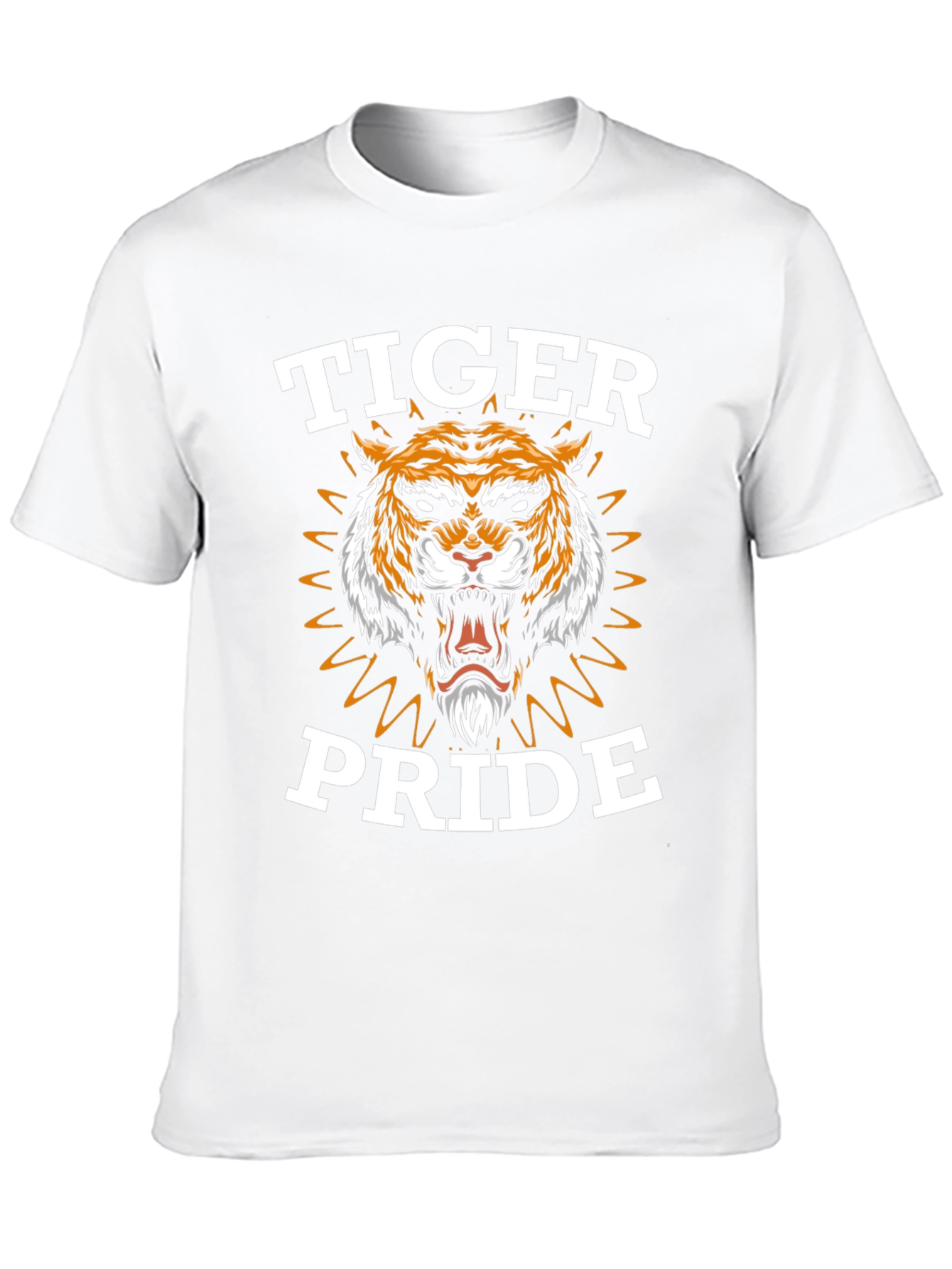 Tiger Pride Graphic Tee - Black Cotton T-Shirt