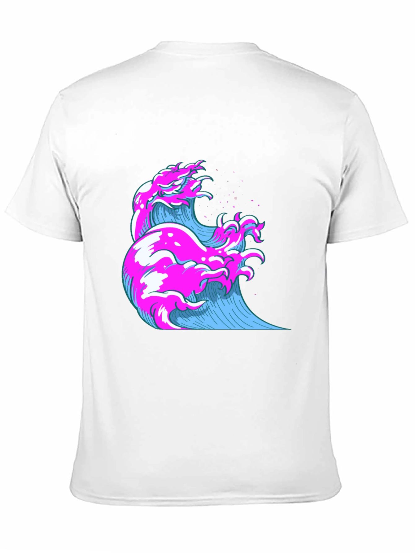 Vaporwave Wave Graphic Tee - Cool Retro Style