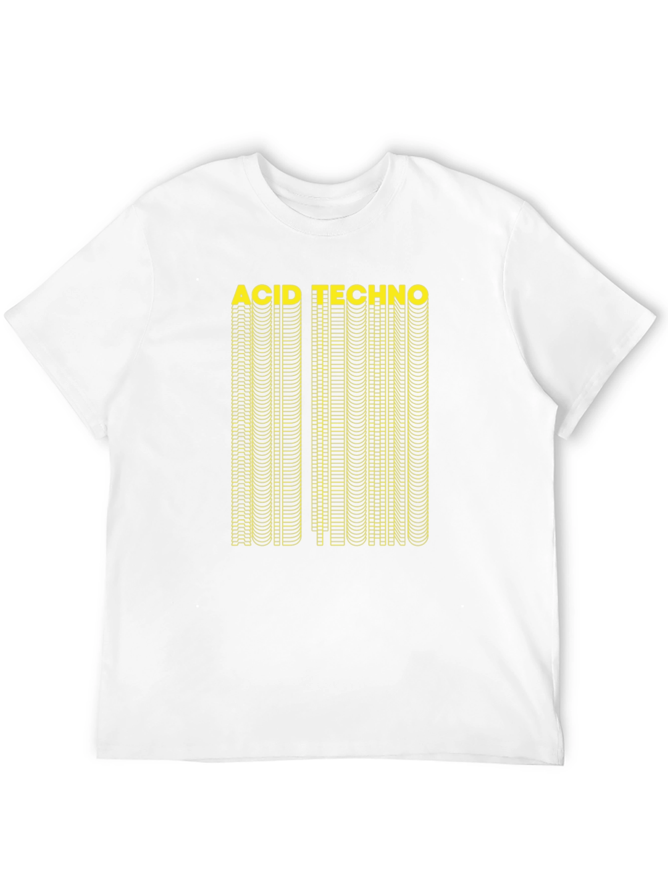 Acid Techno Graphic T-Shirt - Black