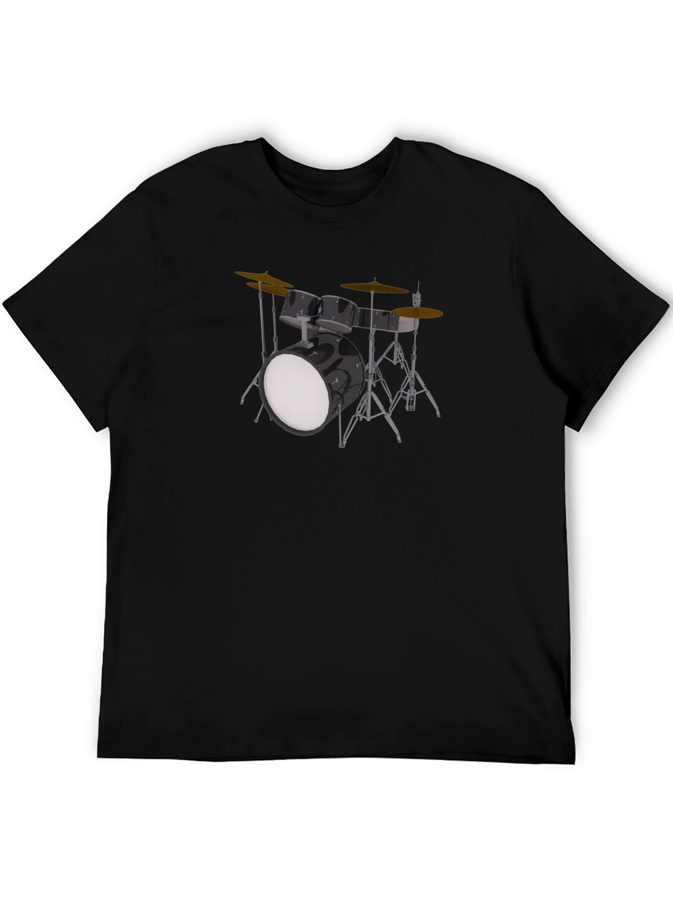 Black Drum Kit T-Shirt