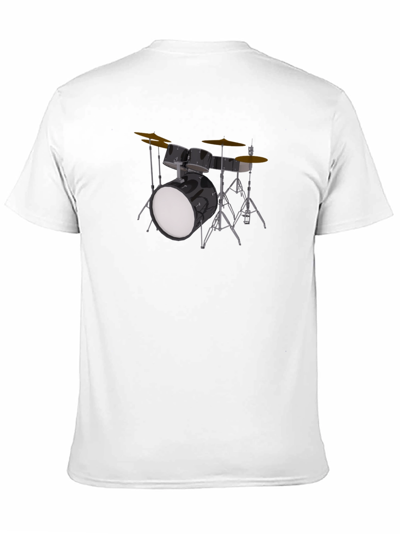 Black Drum Kit T-Shirt