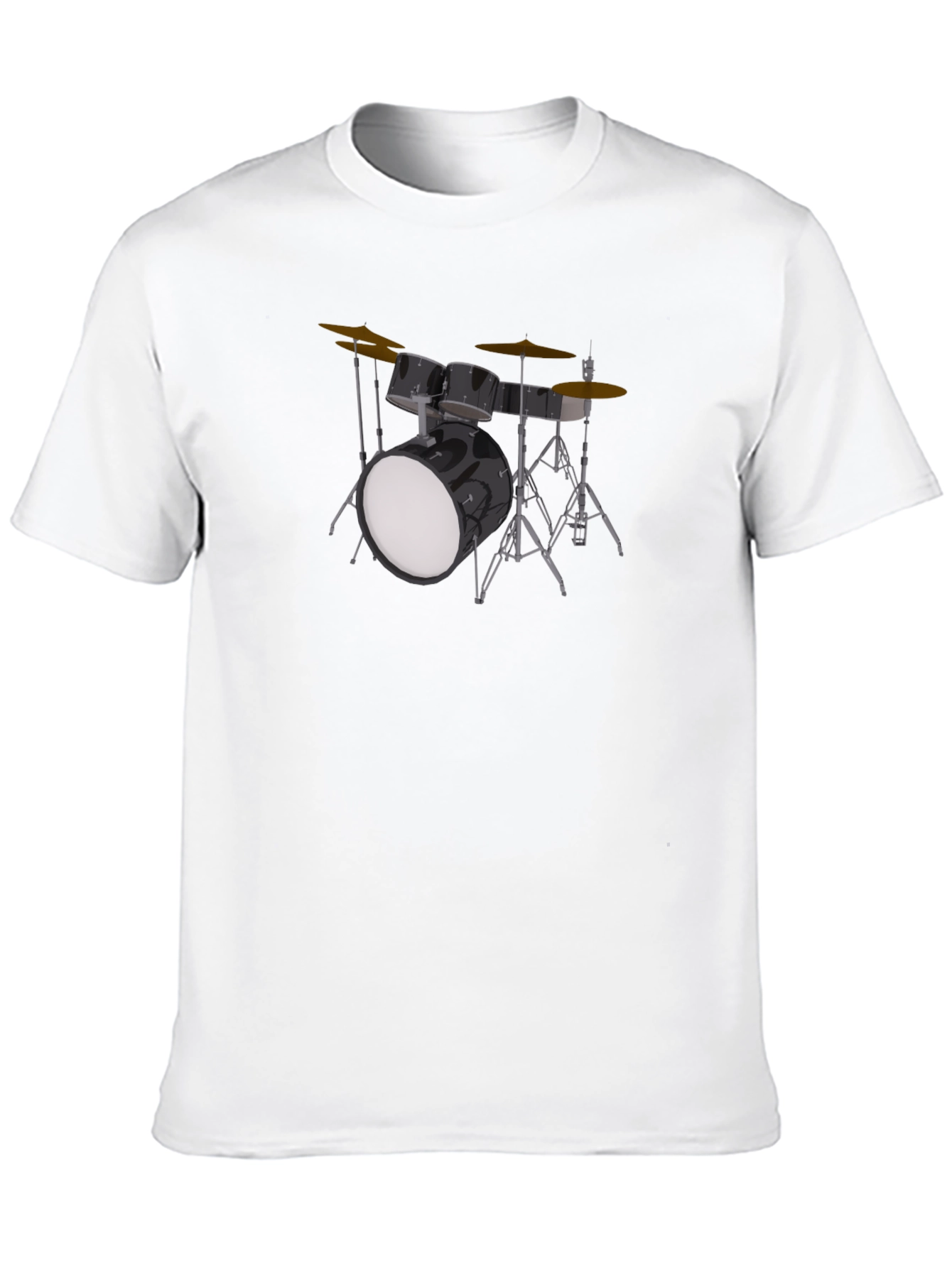 Black Drum Kit T-Shirt
