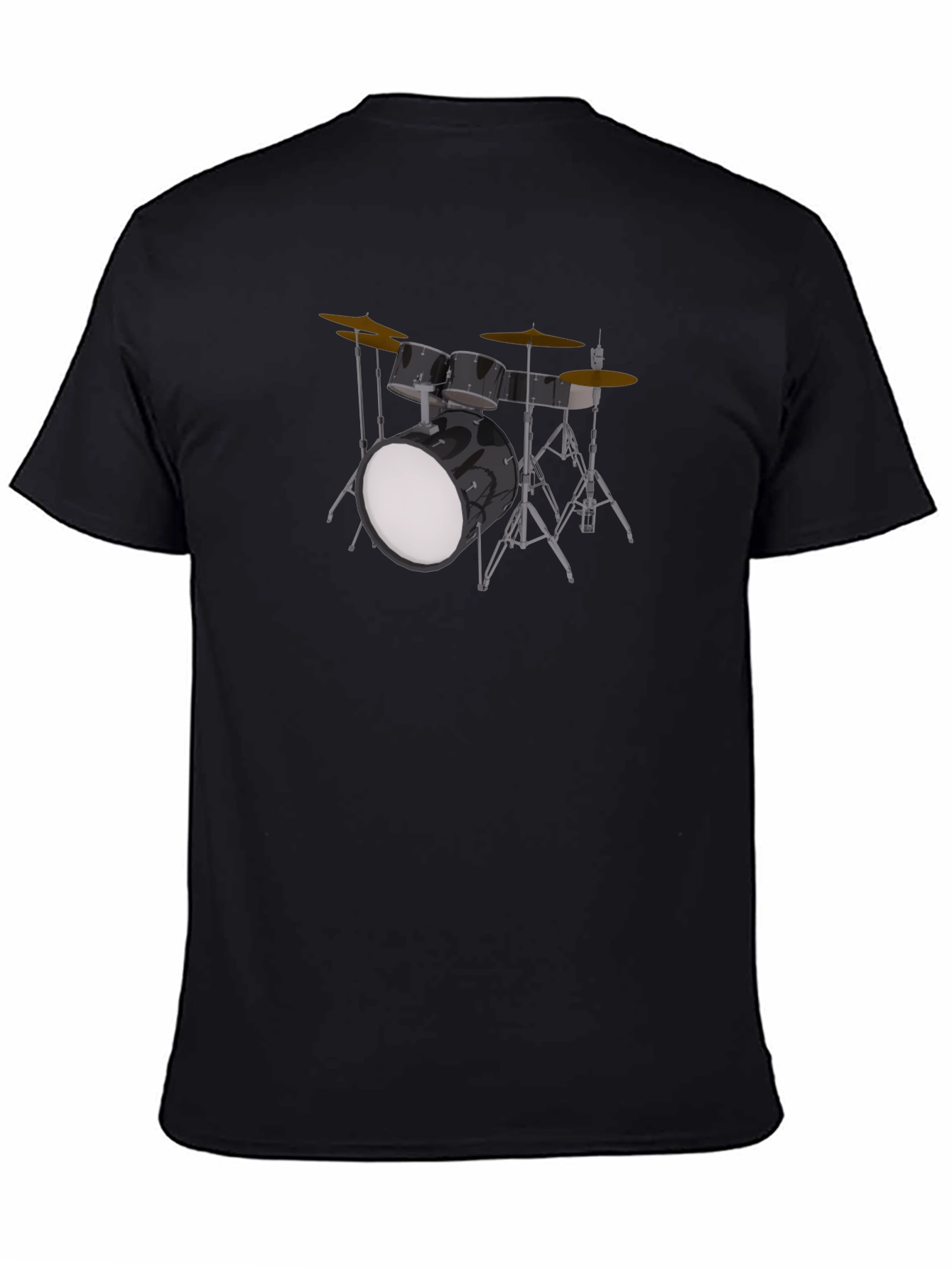 Black Drum Kit T-Shirt