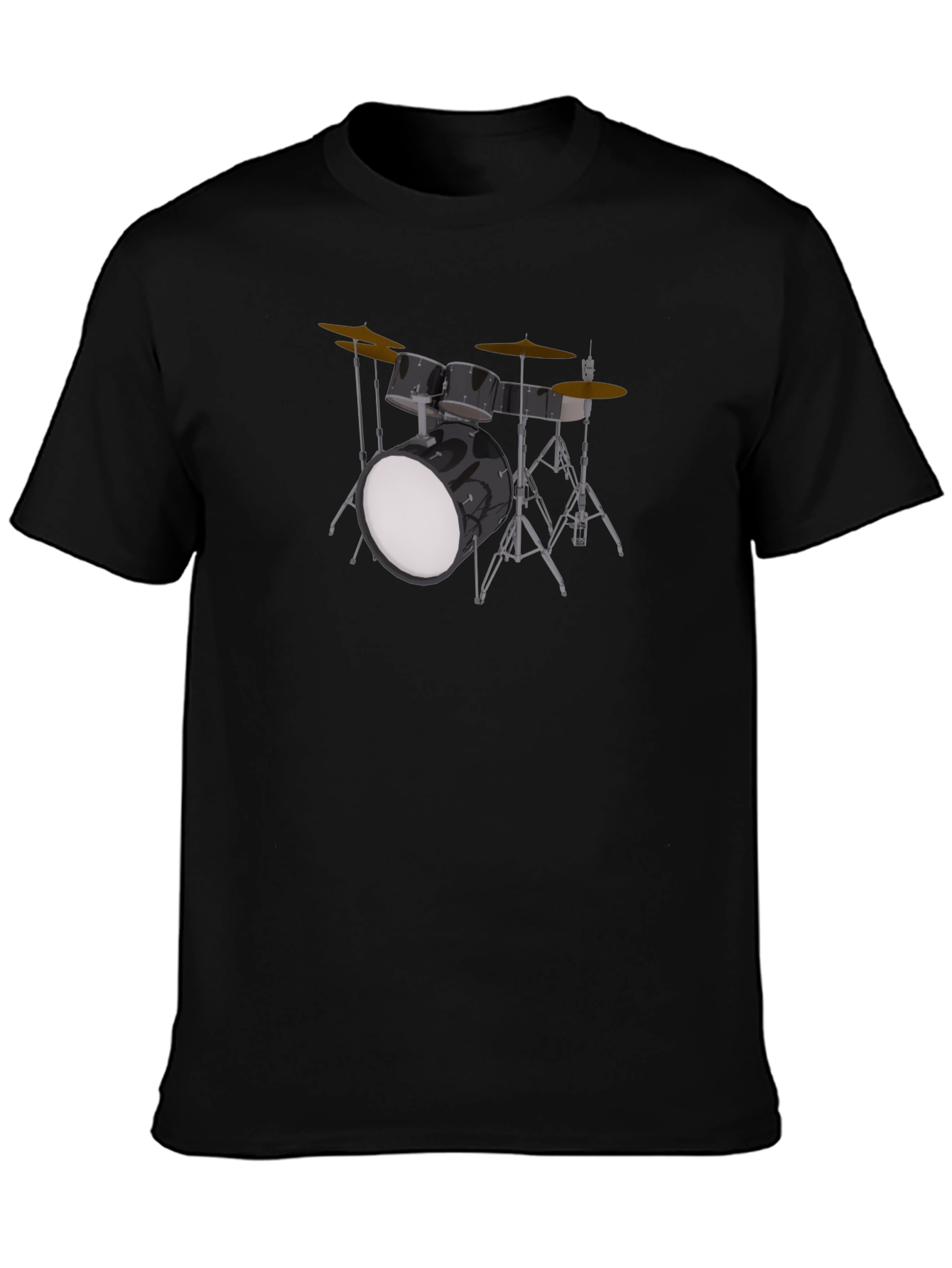 Black Drum Kit T-Shirt