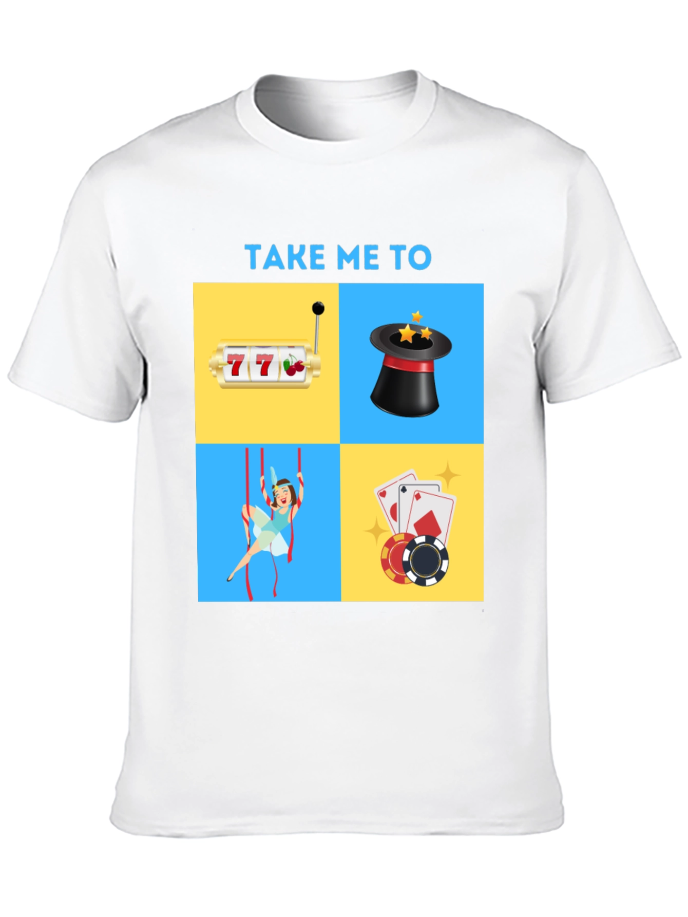 Casino Adventure Graphic Tee - Lucky Charm Shirt