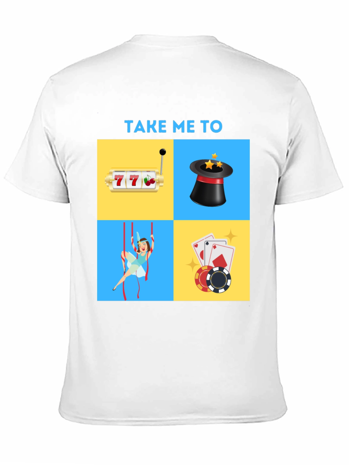 Casino Adventure Graphic Tee - Lucky Charm Shirt