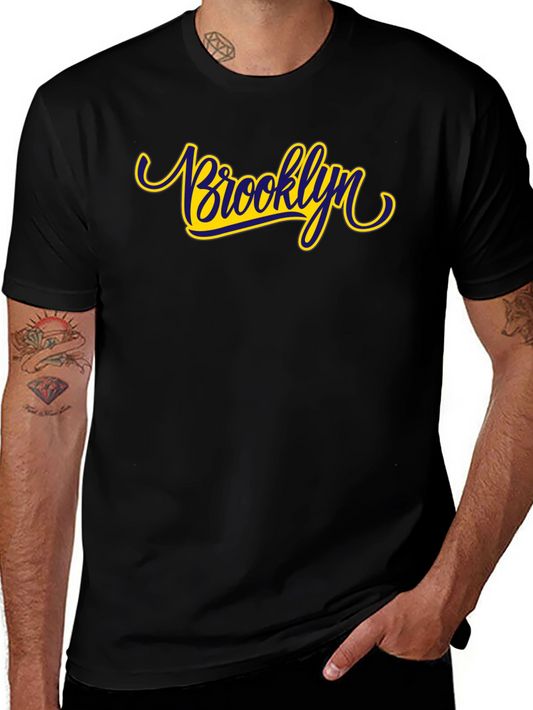 Brooklyn Graphic Tee - Stylish Black T-Shirt