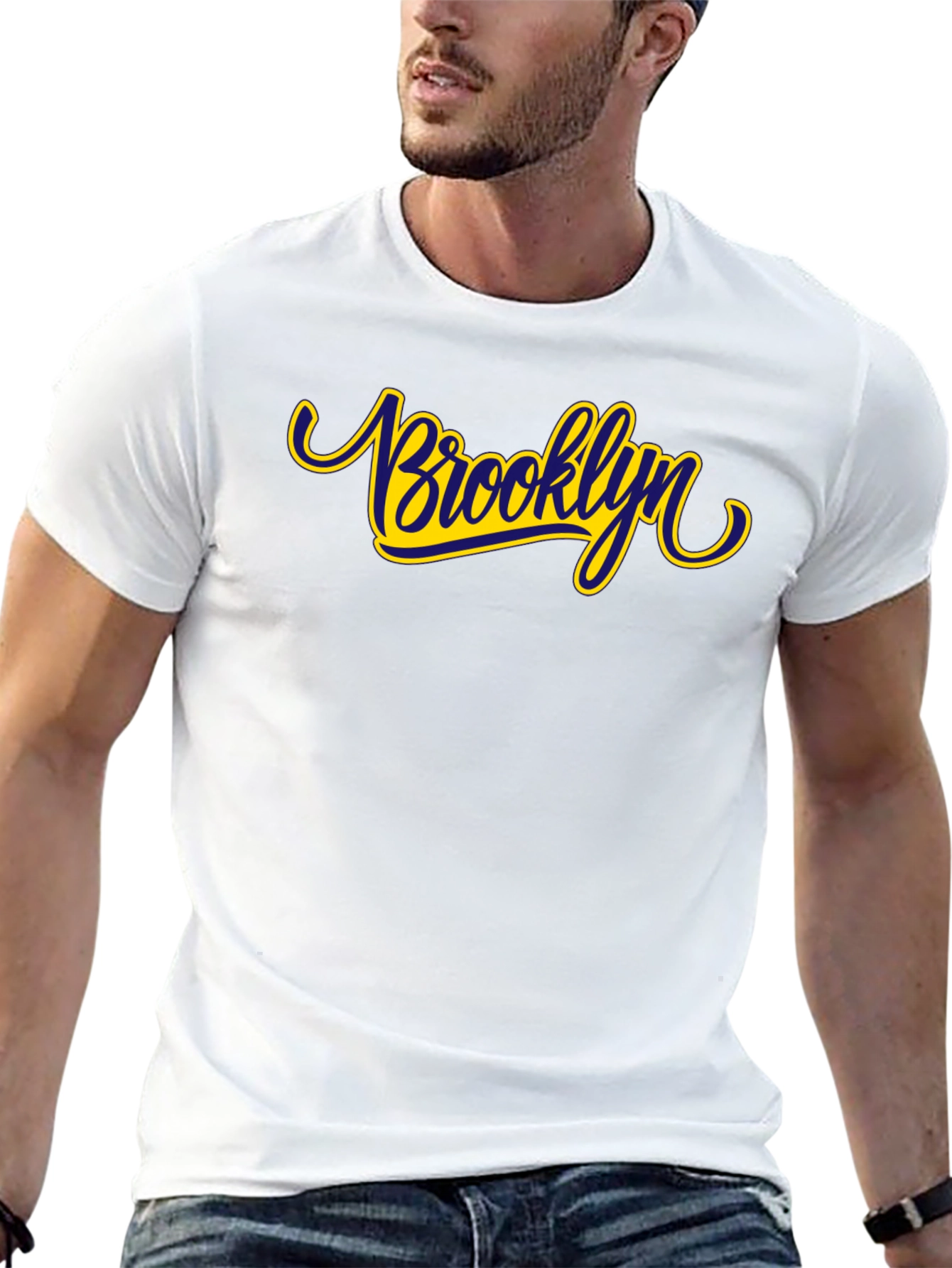Brooklyn Graphic Tee - Stylish Black T-Shirt