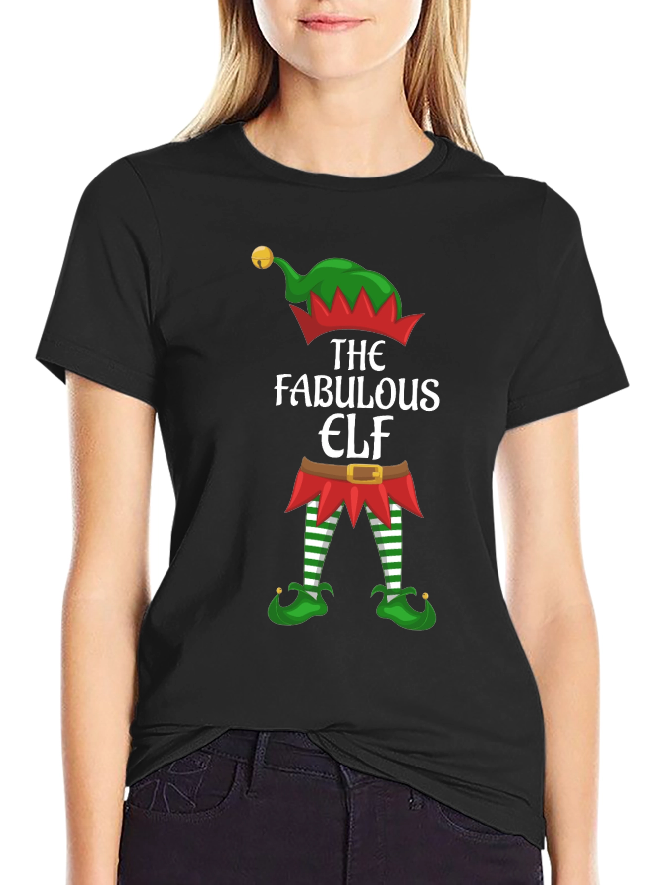 The Fabulous Elf T-Shirt - Festive Holiday Apparel