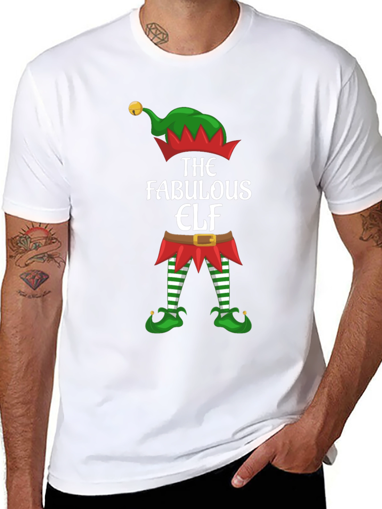 The Fabulous Elf T-Shirt - Festive Holiday Apparel