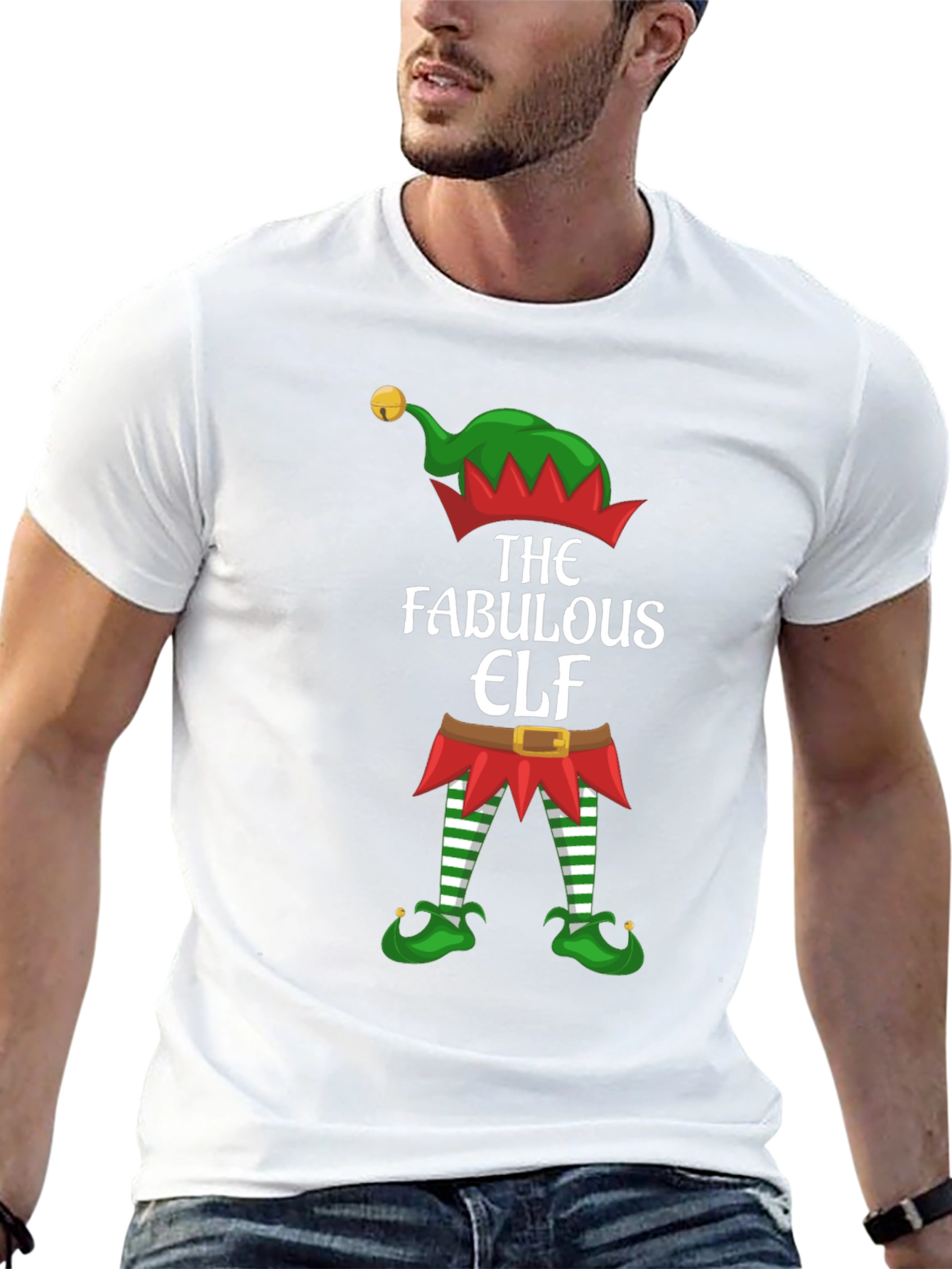 The Fabulous Elf T-Shirt - Festive Holiday Apparel