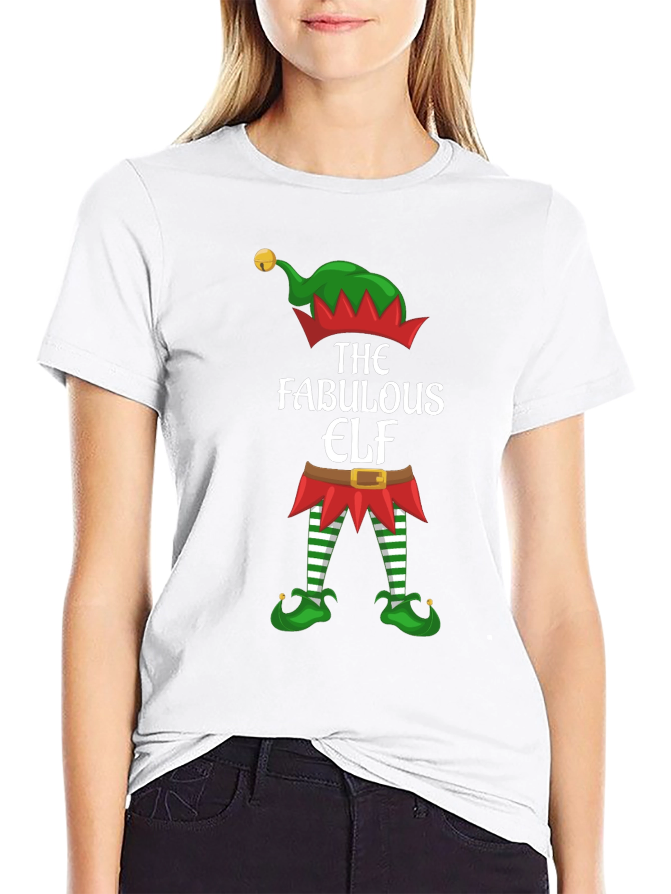 The Fabulous Elf T-Shirt - Festive Holiday Apparel