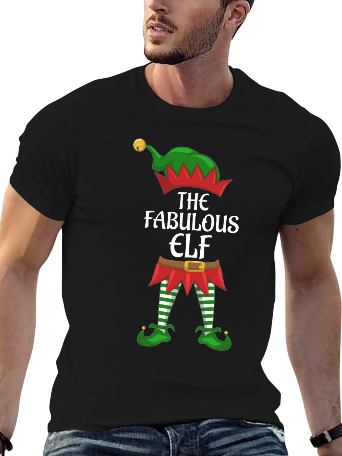 The Fabulous Elf T-Shirt - Festive Holiday Apparel
