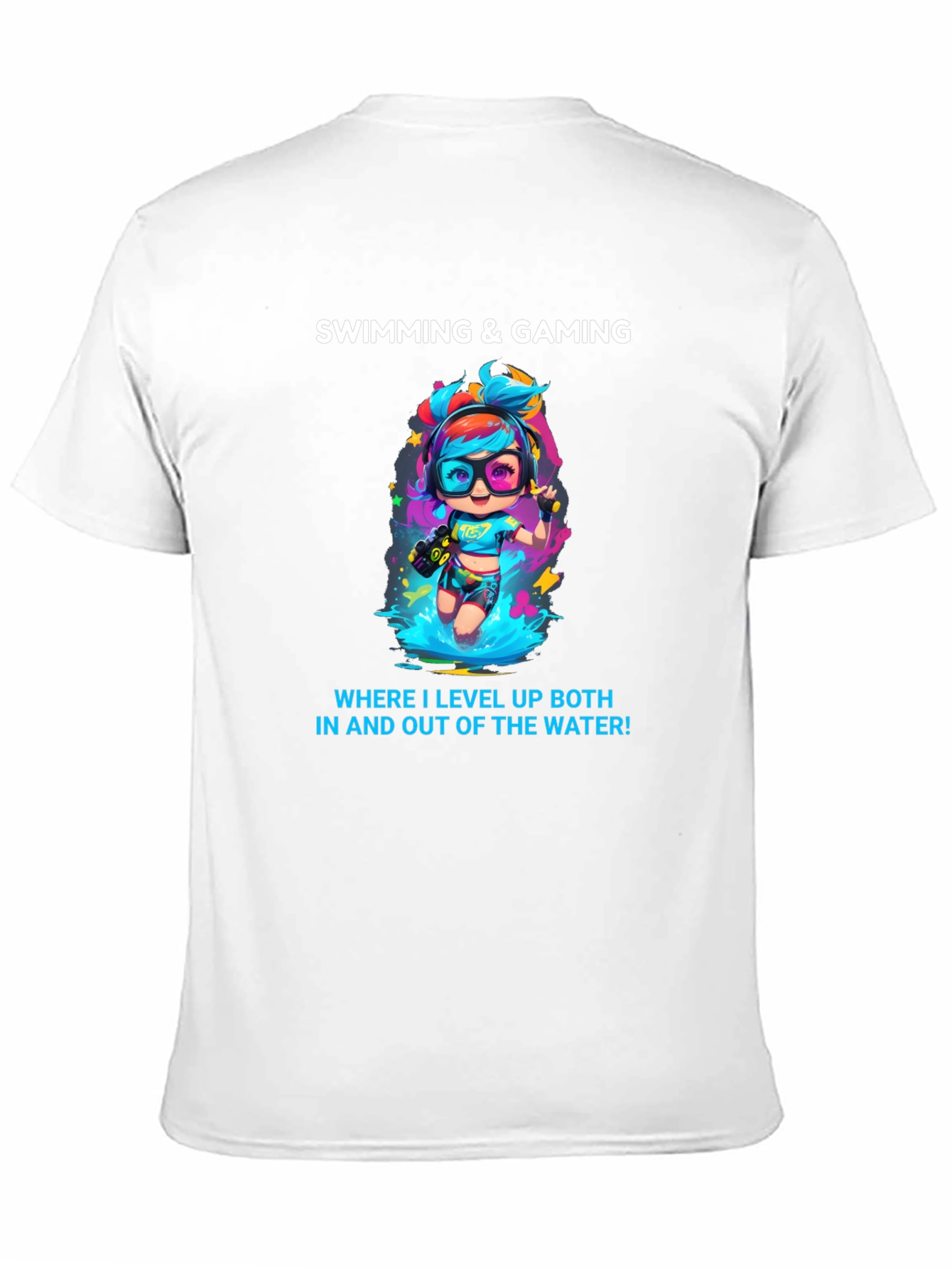Swimming and Gaming T-Shirt
