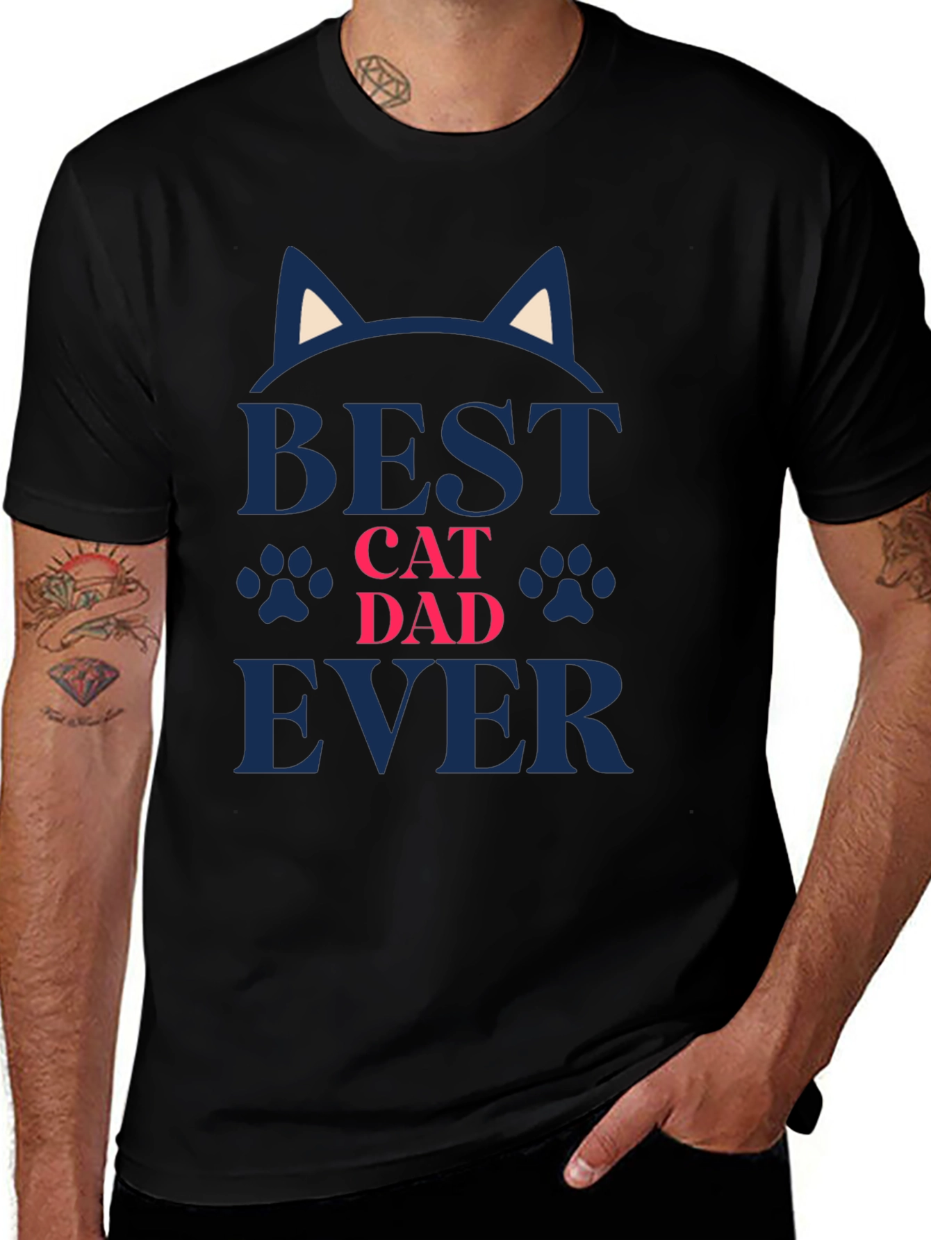 Best Cat Dad Ever T-Shirt