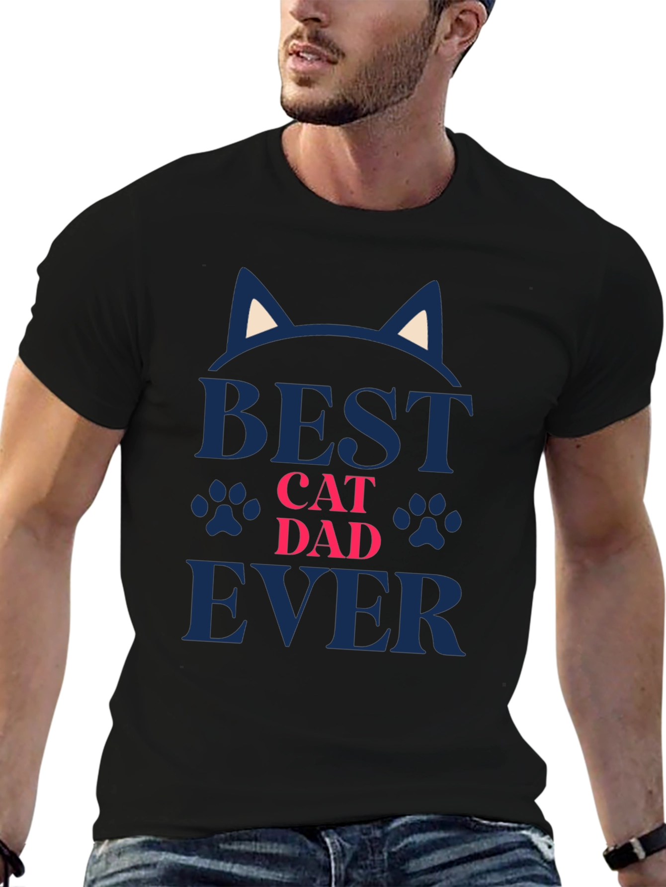 Best Cat Dad Ever T-Shirt
