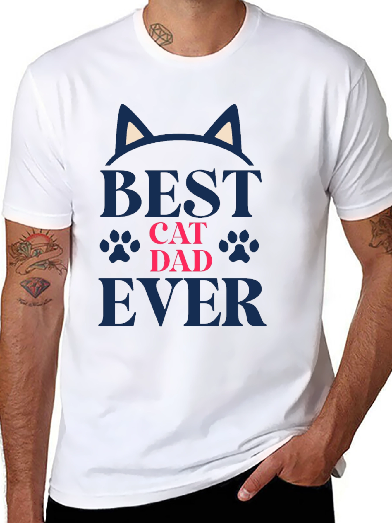 Best Cat Dad Ever T-Shirt