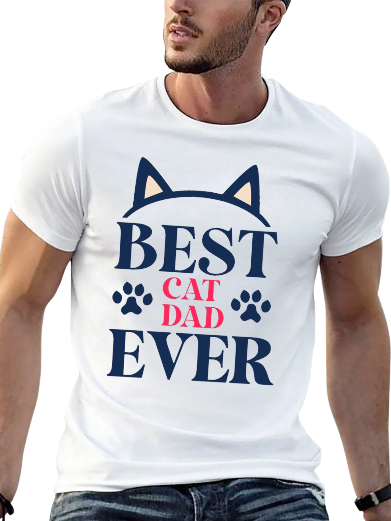 Best Cat Dad Ever T-Shirt
