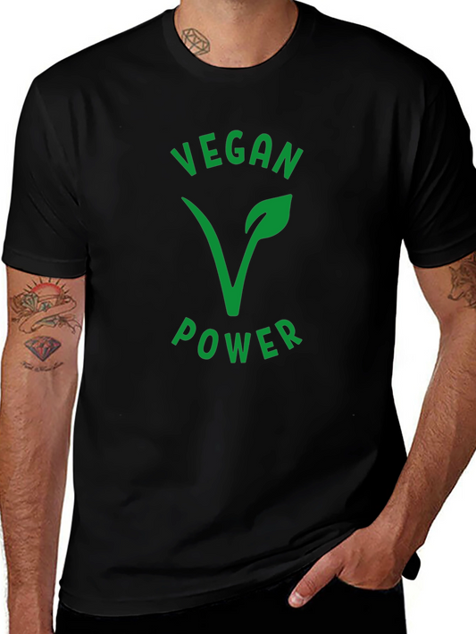Vegan Power T-Shirt - Black