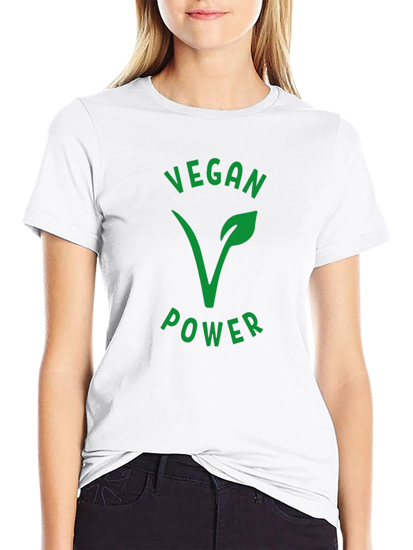 Vegan Power T-Shirt - Black