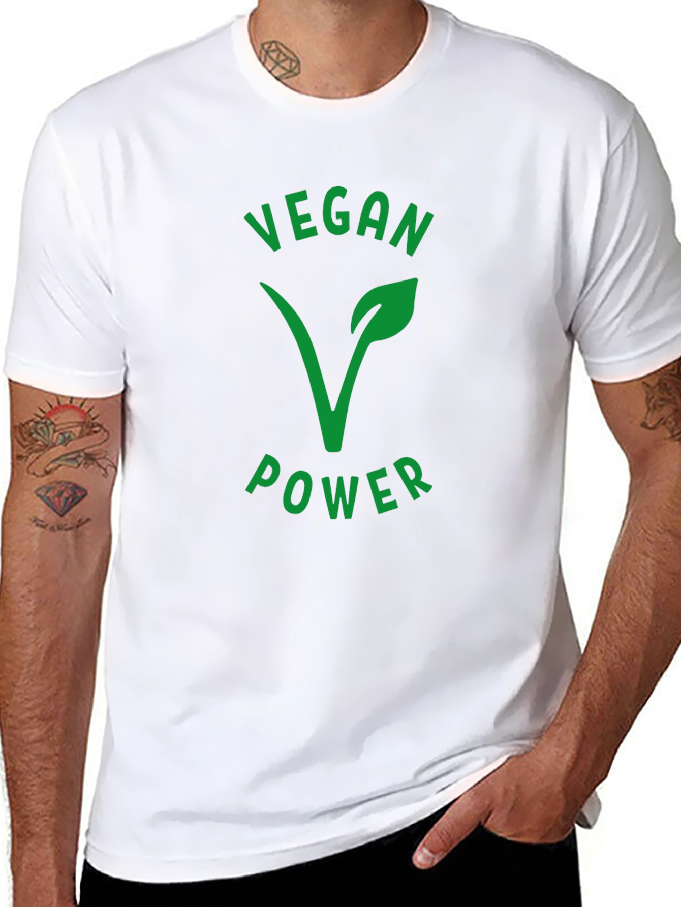 Vegan Power T-Shirt - Black