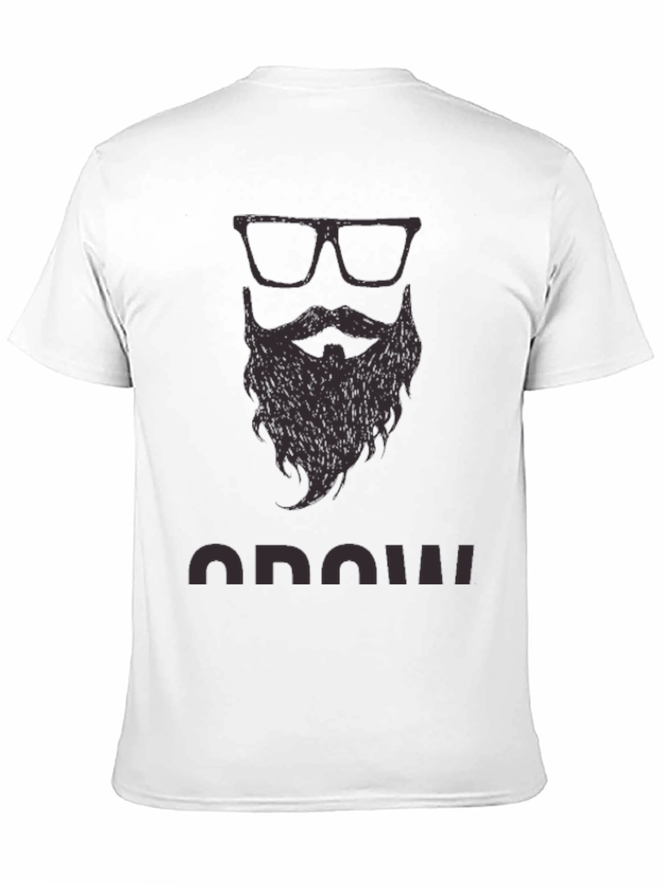 Bearded Glasses Graphic Tee - Grow Your Own Style!