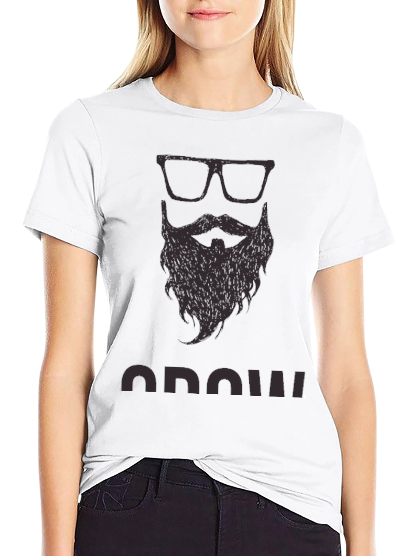 Bearded Glasses Graphic Tee - Grow Your Own Style!