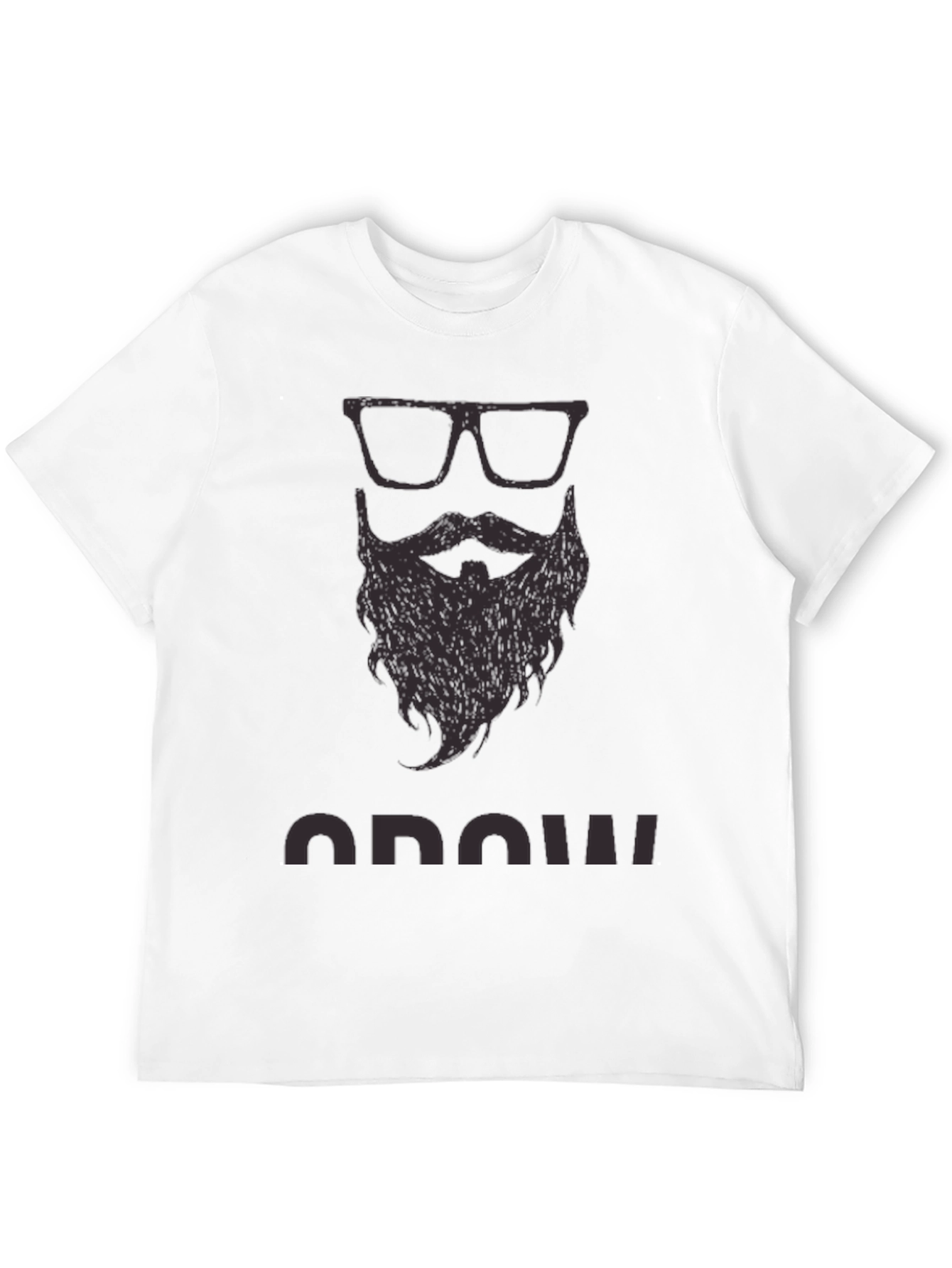 Bearded Glasses Graphic Tee - Grow Your Own Style!