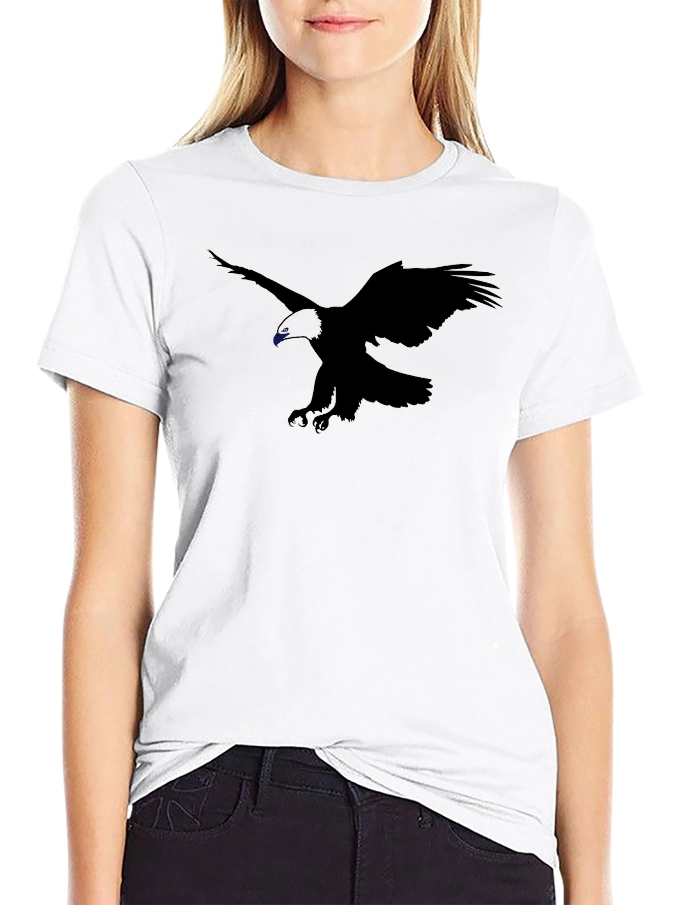Black Eagle Graphic Tee - Mens Short Sleeve