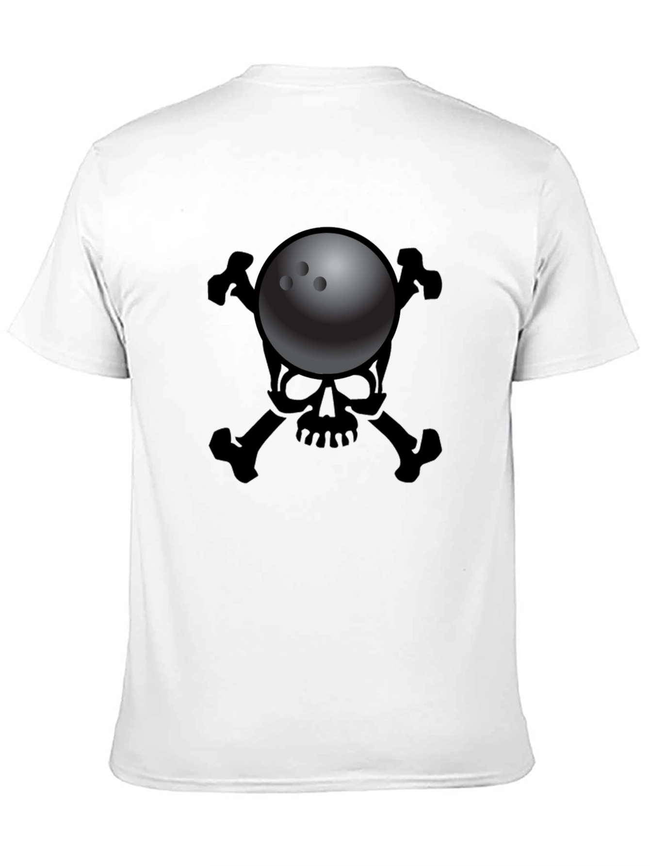 Bowling Skull T-Shirt - Strike Death Design