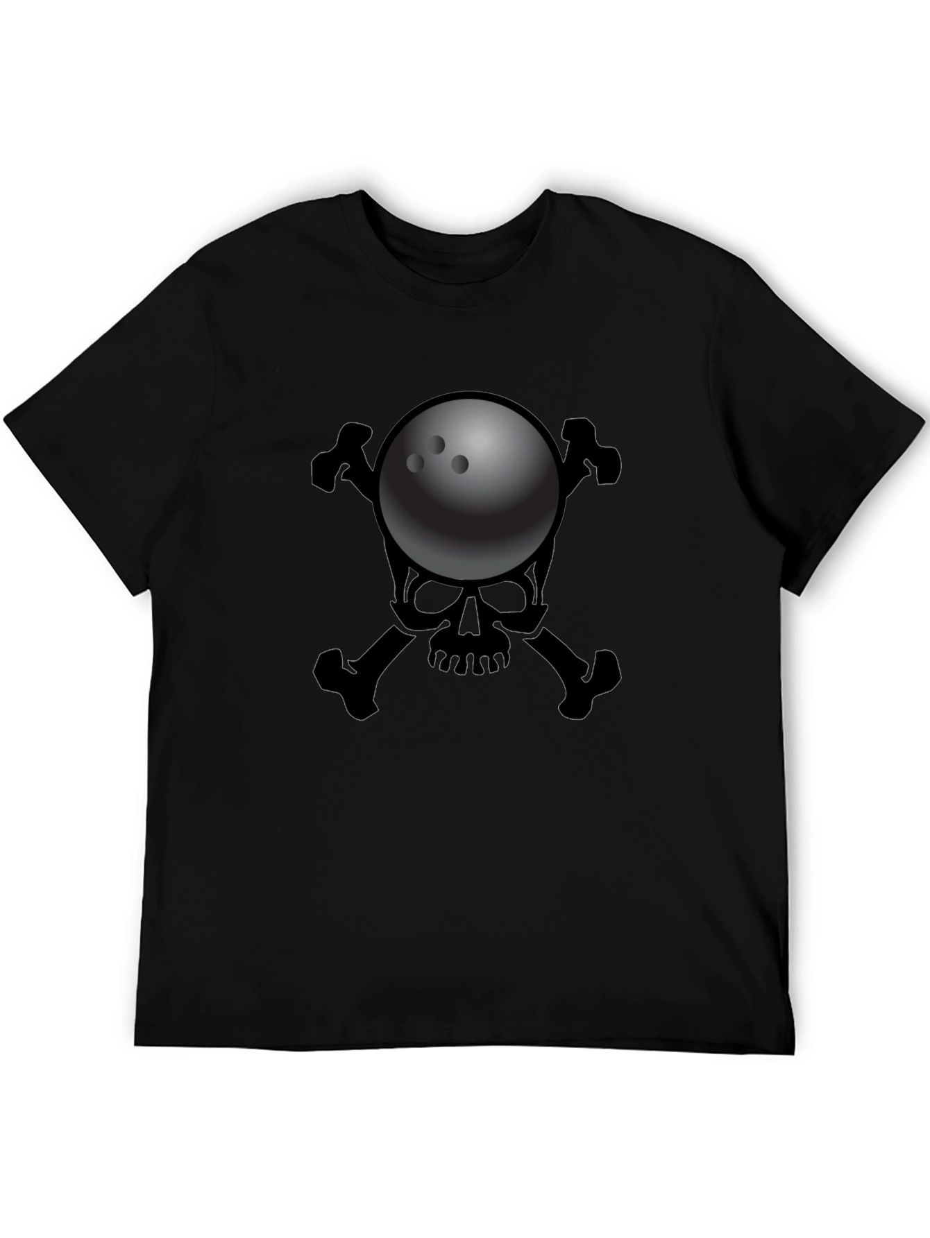 Bowling Skull T-Shirt - Strike Death Design