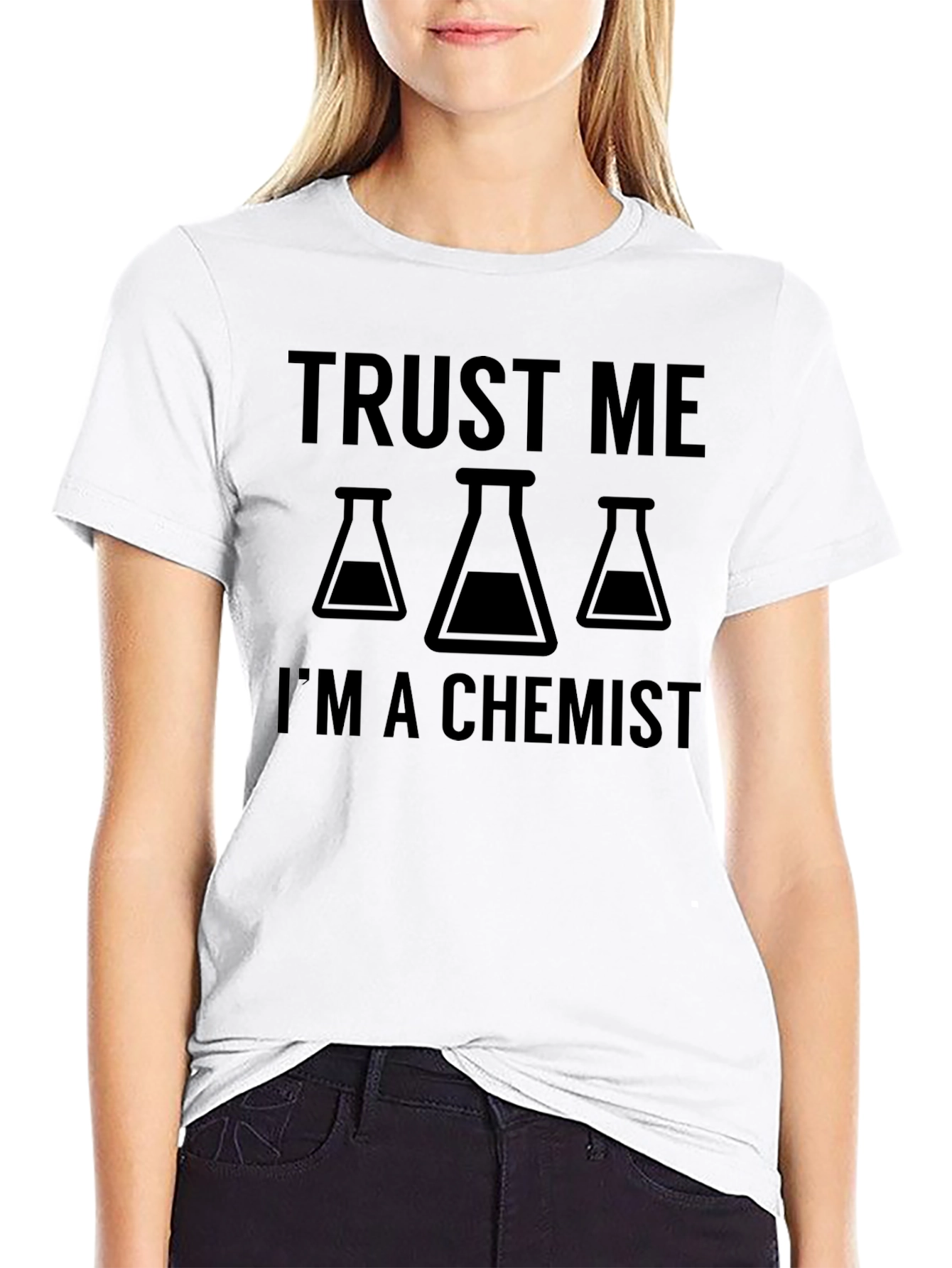 Trust Me Im A Chemist T-Shirt - Black