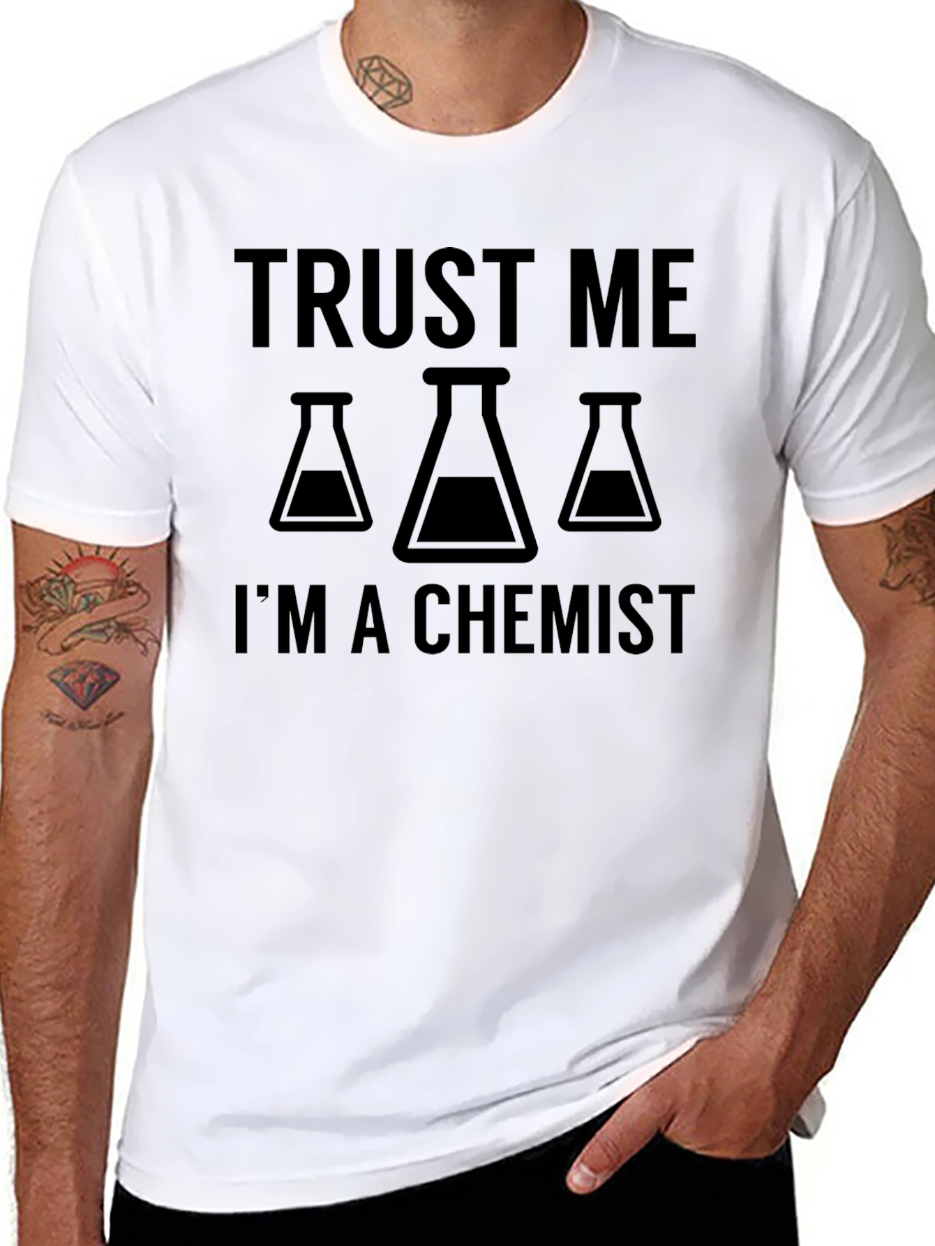 Trust Me Im A Chemist T-Shirt - Black