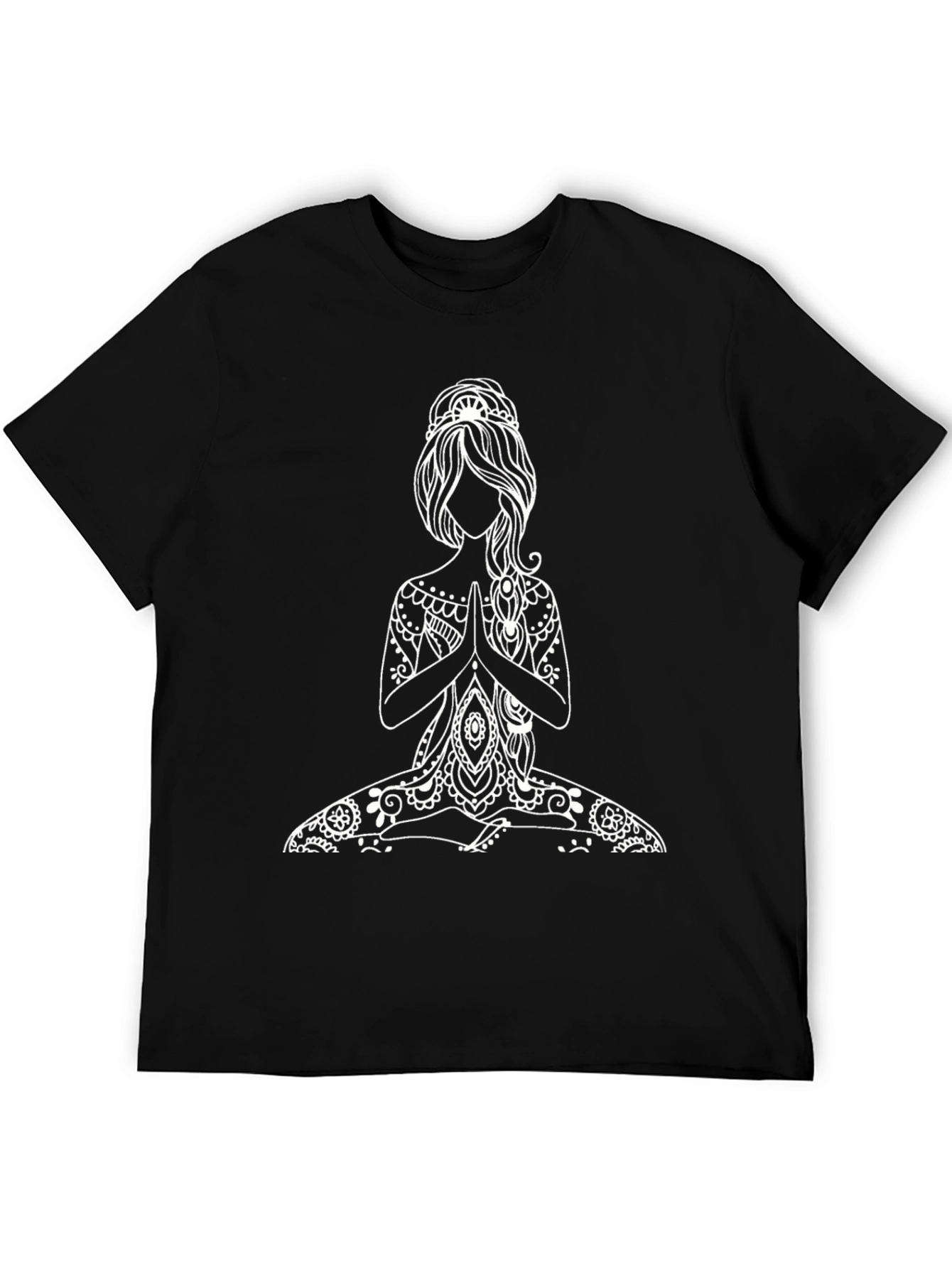 Yoga Girl Graphic Tee - Black