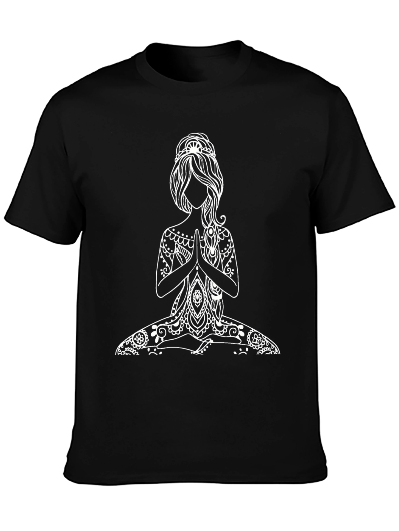Yoga Girl Graphic Tee - Black