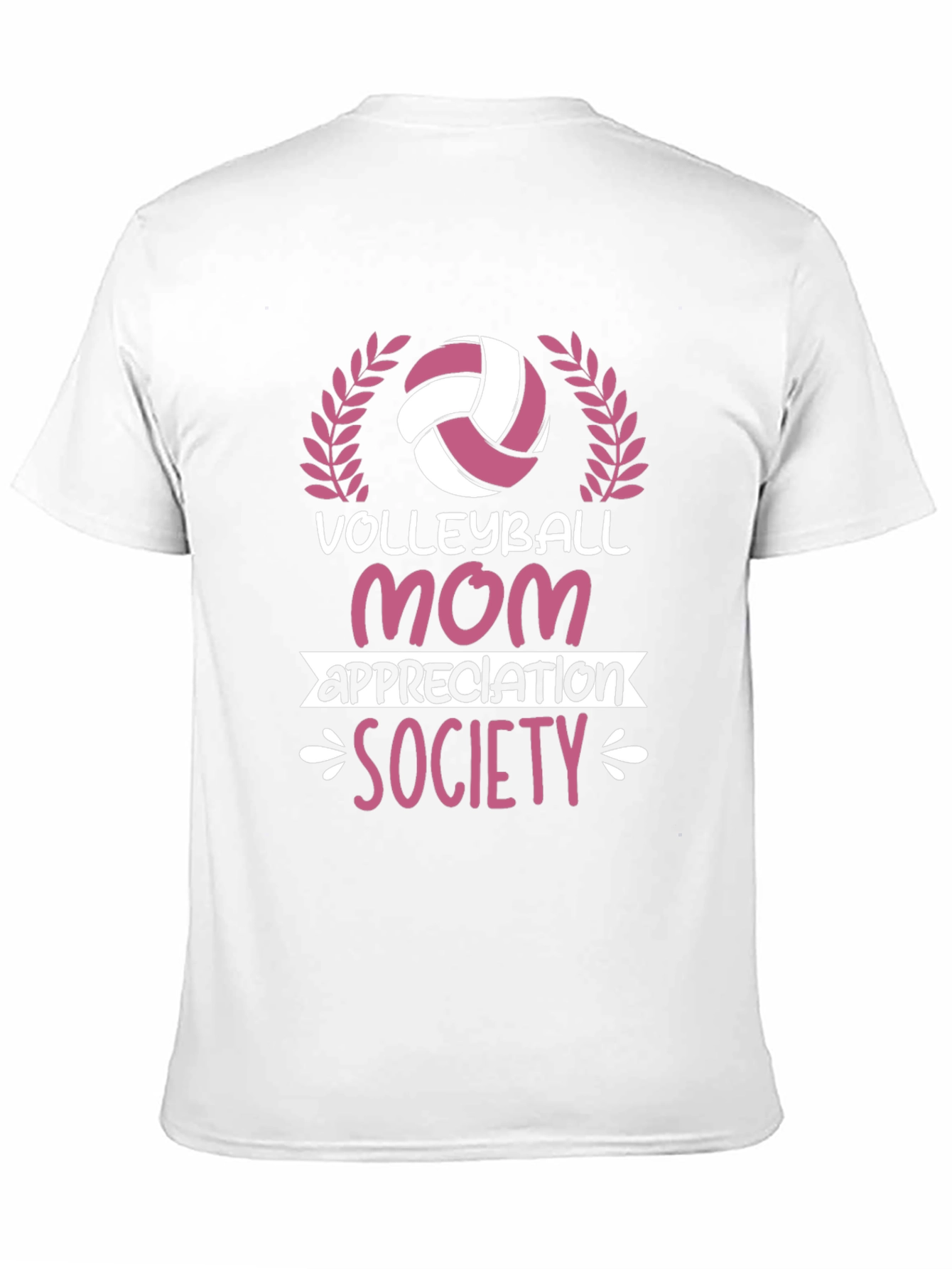 Volleyball Mom Appreciation Society Black T-Shirt