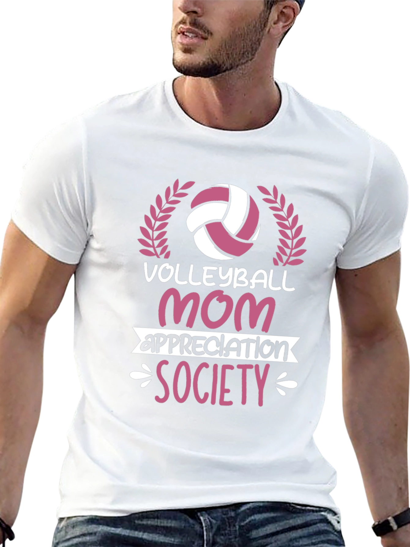 Volleyball Mom Appreciation Society Black T-Shirt